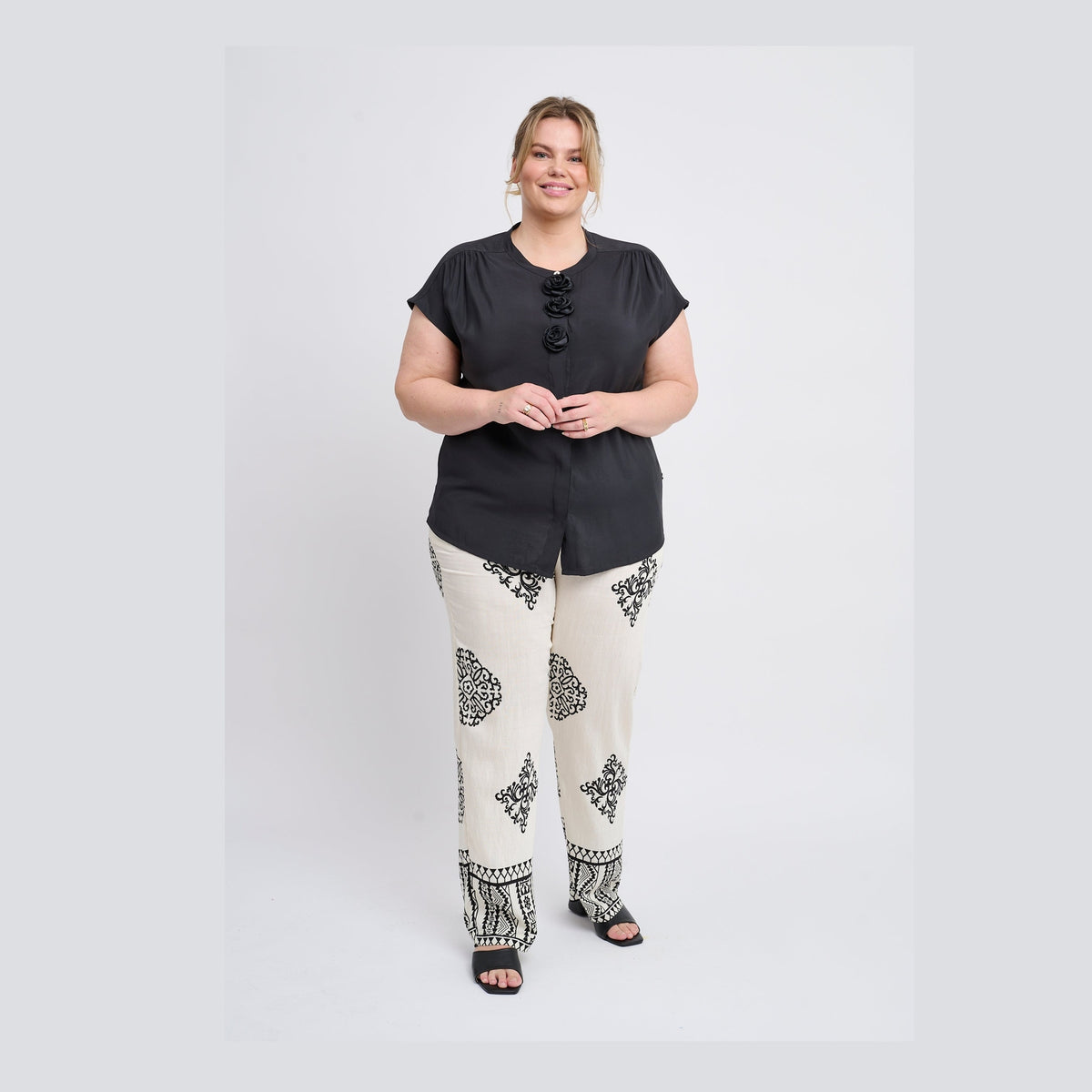Adia ADFloria Skjortebluser 9999 BLACK