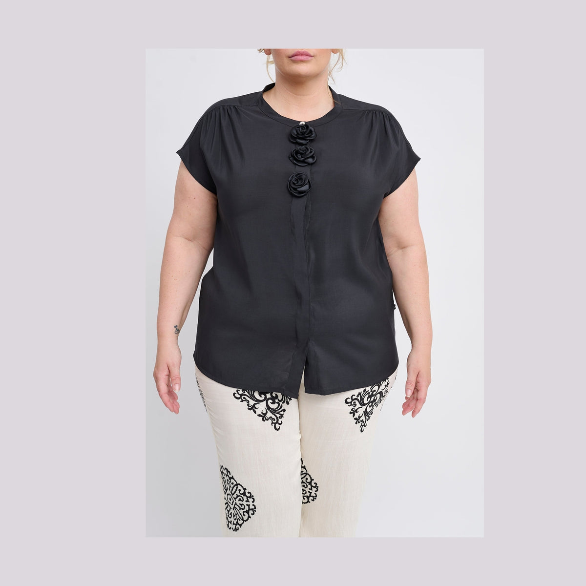 Adia ADFloria Skjortebluser 9999 BLACK