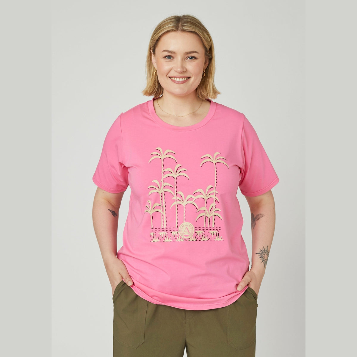 Adia ADFry T-Shirt 6500 PINK