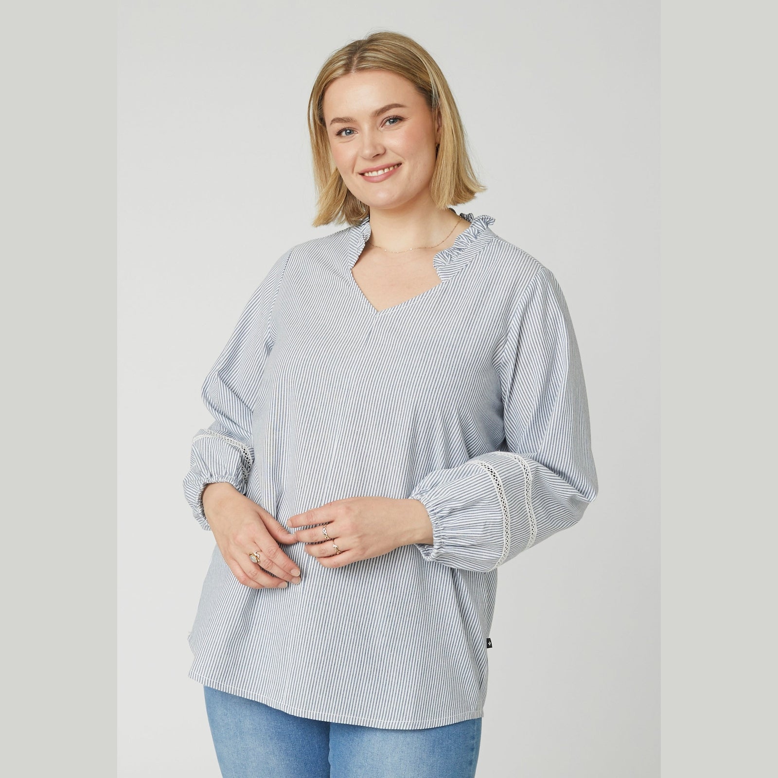 Adia ADGinger Bluser 5999 NAVY BLUE