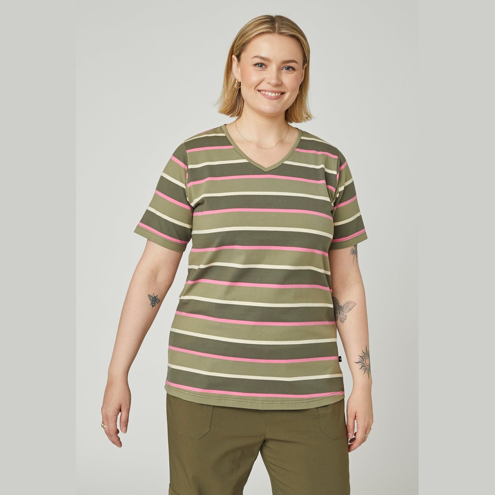 Adia ADIbi T-Shirt 3506 Khaki Green