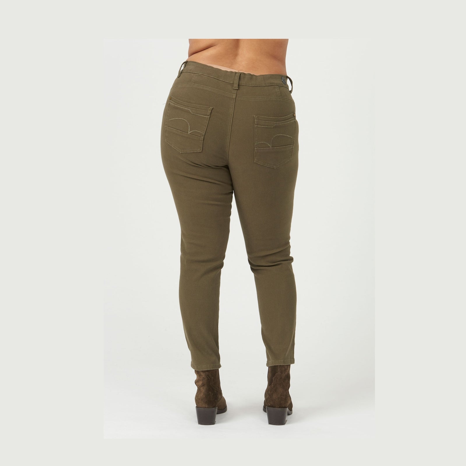 Adia ADJeans Milan 7/8 Jeans 5630 Dark Olive