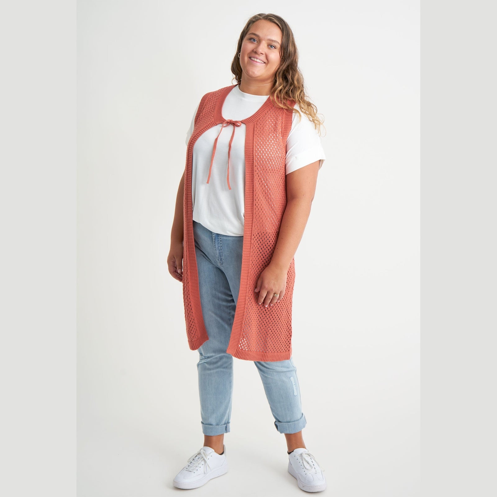 Adia ADLitha Knit Cardigan 3372 Burnt Orange