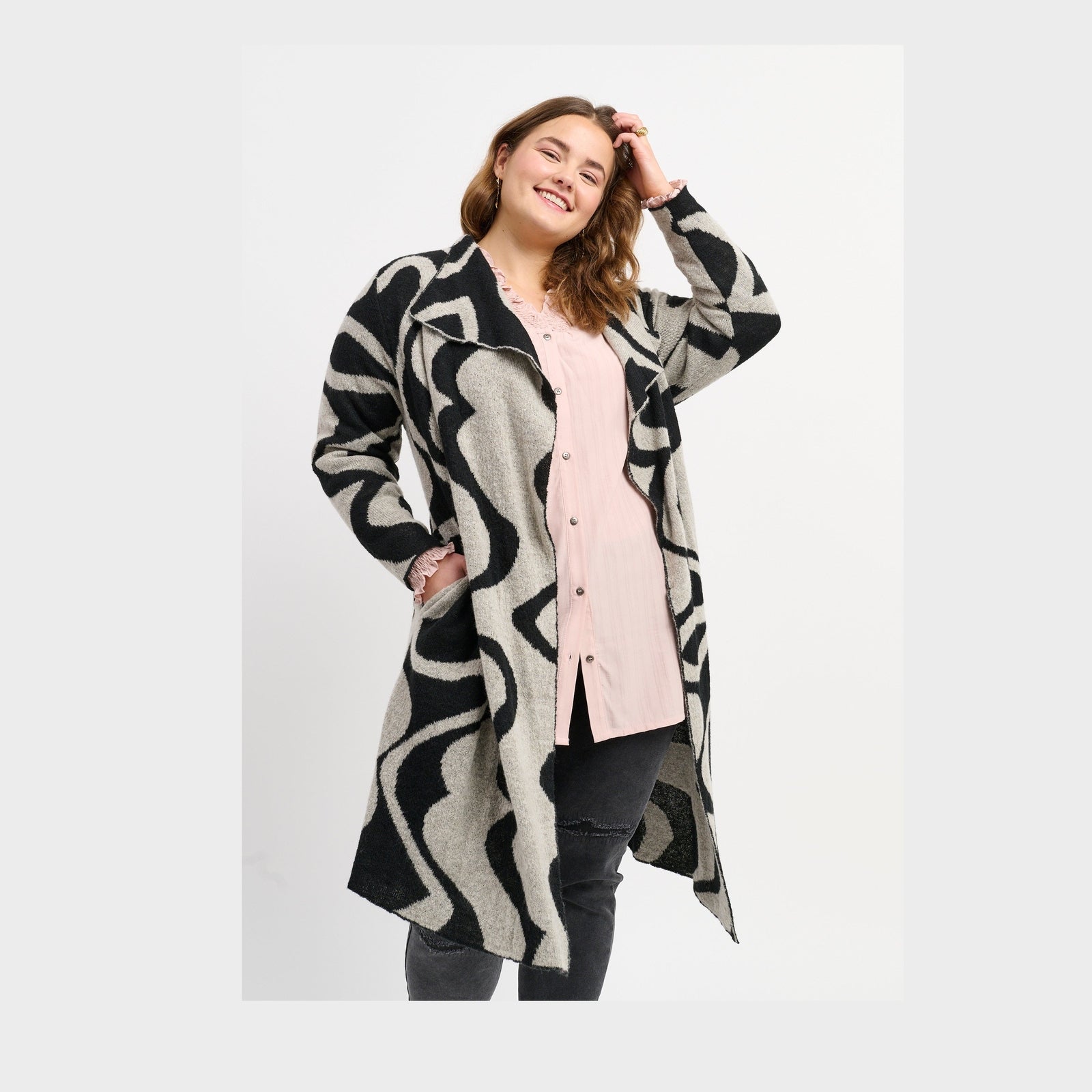 Adia ADRosalinda Knit Cardigan 9999 BLACK