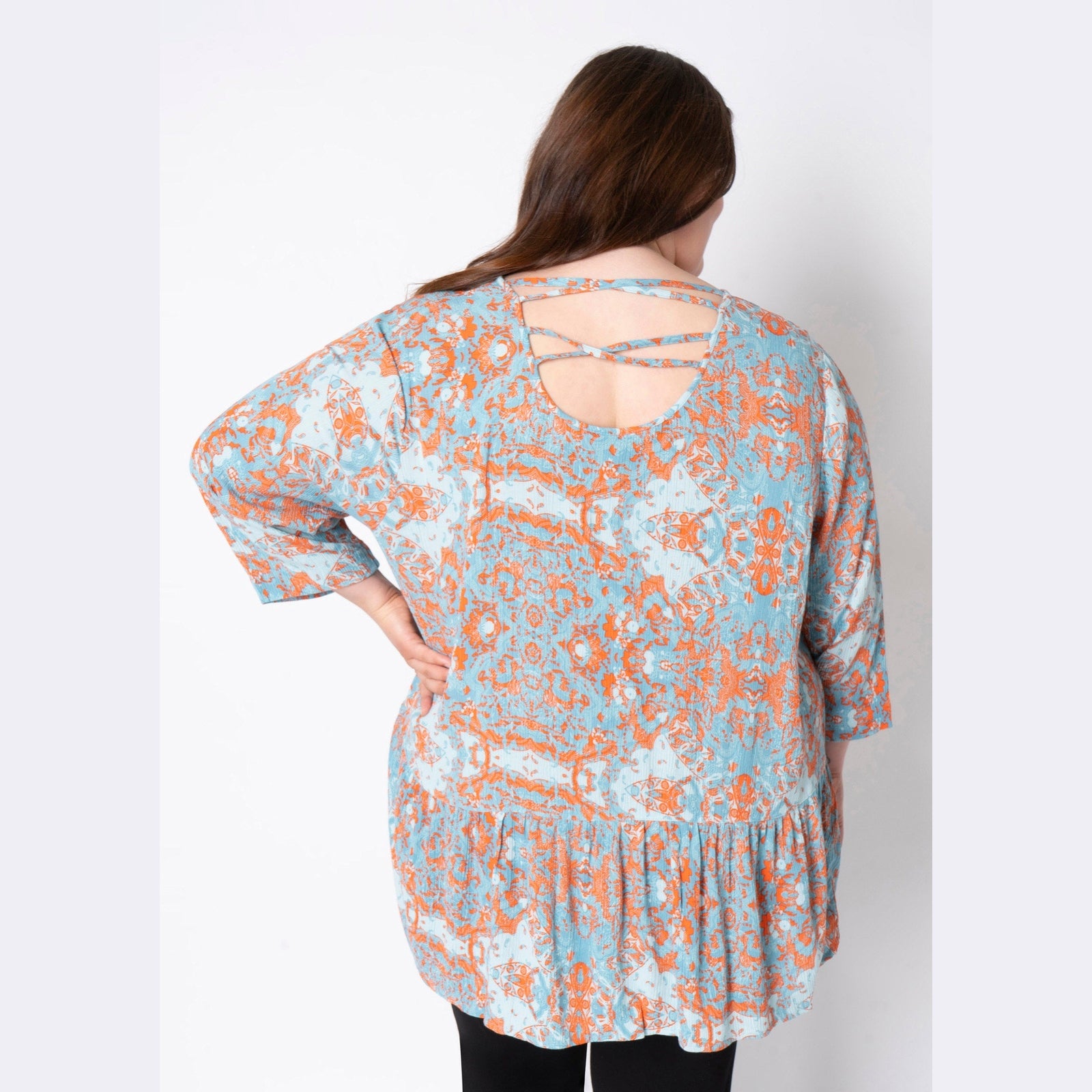 Adia ADSille Bluser 4724 Dolphin Blue