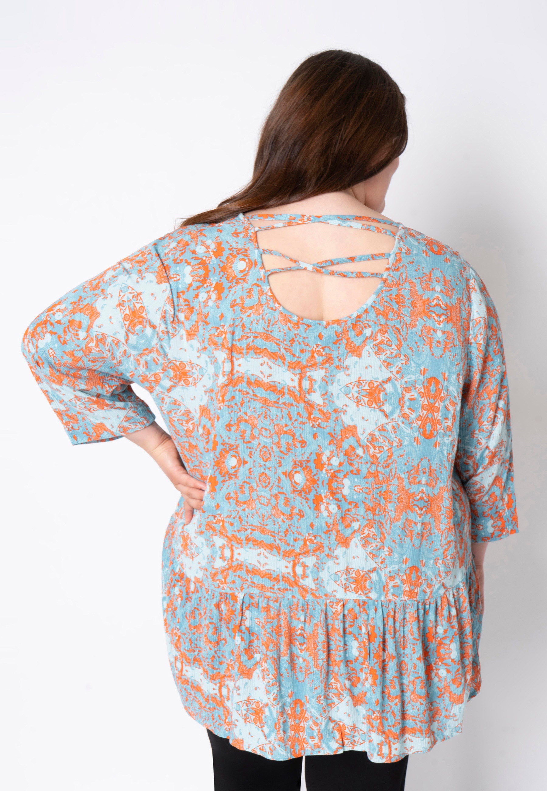 Adia ADSille Bluser 4724 Dolphin Blue