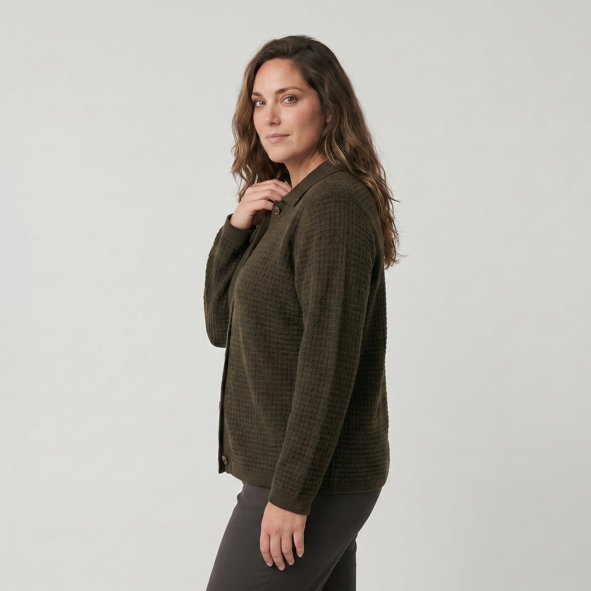 Adia ADSophy Cardigan 3506 Khaki Green