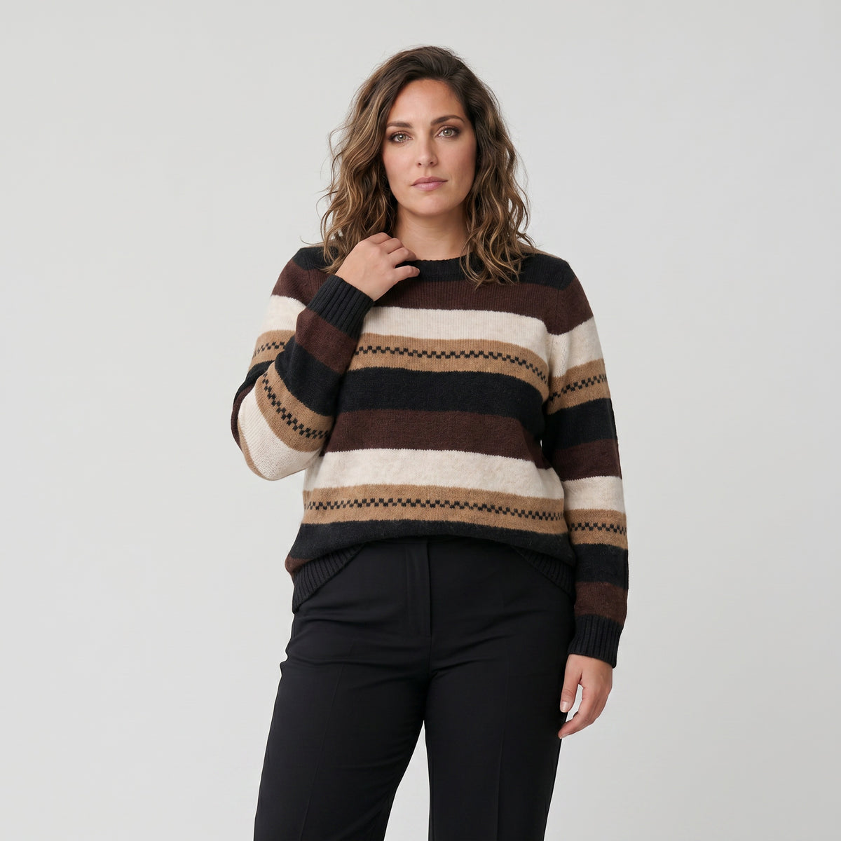 Adia ADSunrid Bluser 1451 Mocca Brown