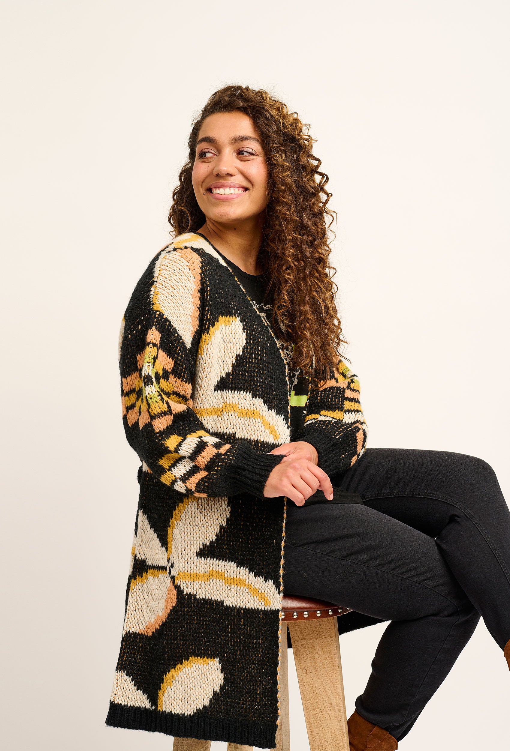 Adia ADSvetlana Knit Cardigan 9998 Black