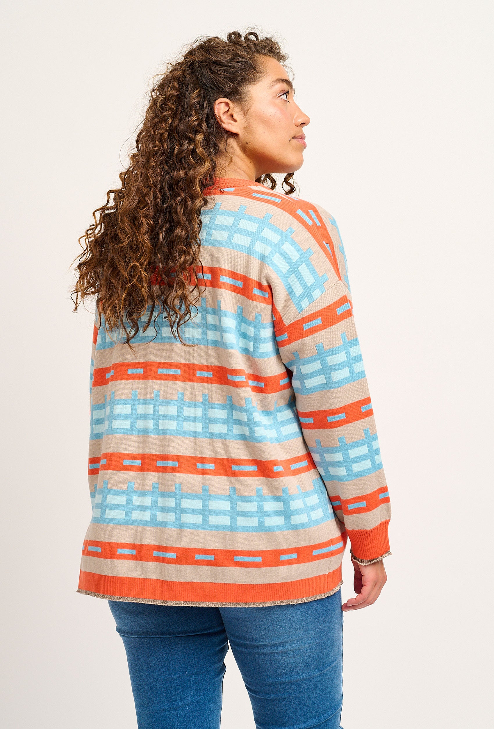 Adia ADSylva Knit Cardigan 4724 Dolphin Blue