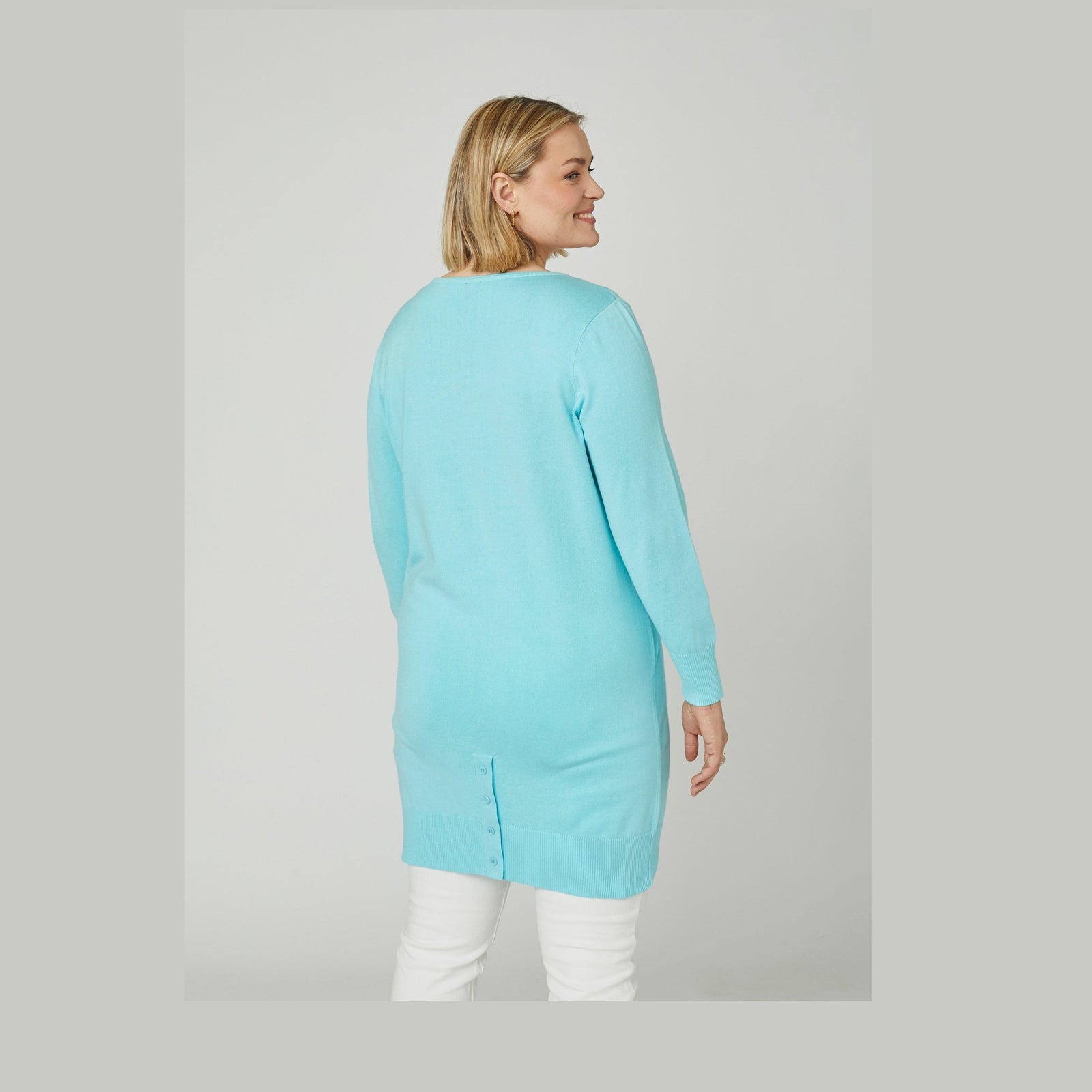 Adia ADSynnøve Knit Pullover 5285 turquoise