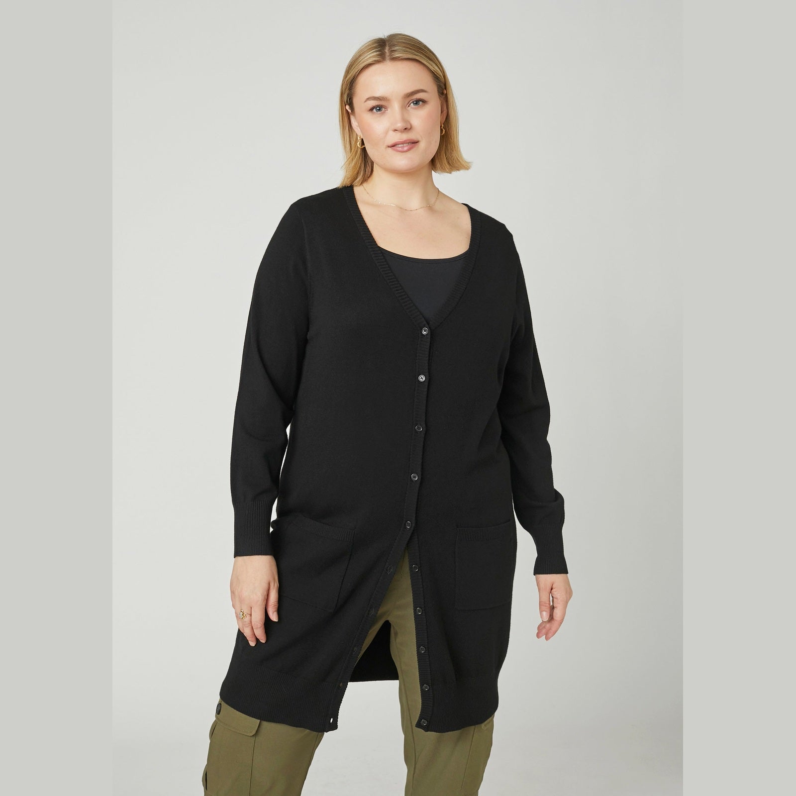 Adia ADSyverine Knit Cardigan 9998 Black