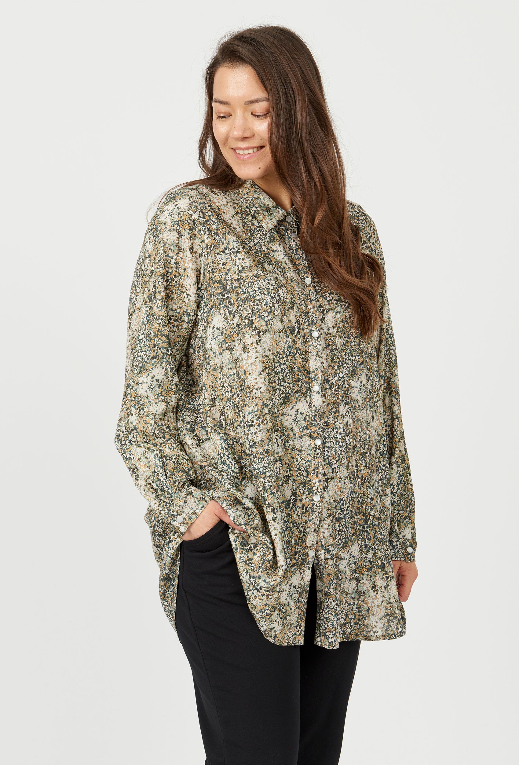 Aprico APAtlantas Skjortebluser 649 Jade Green