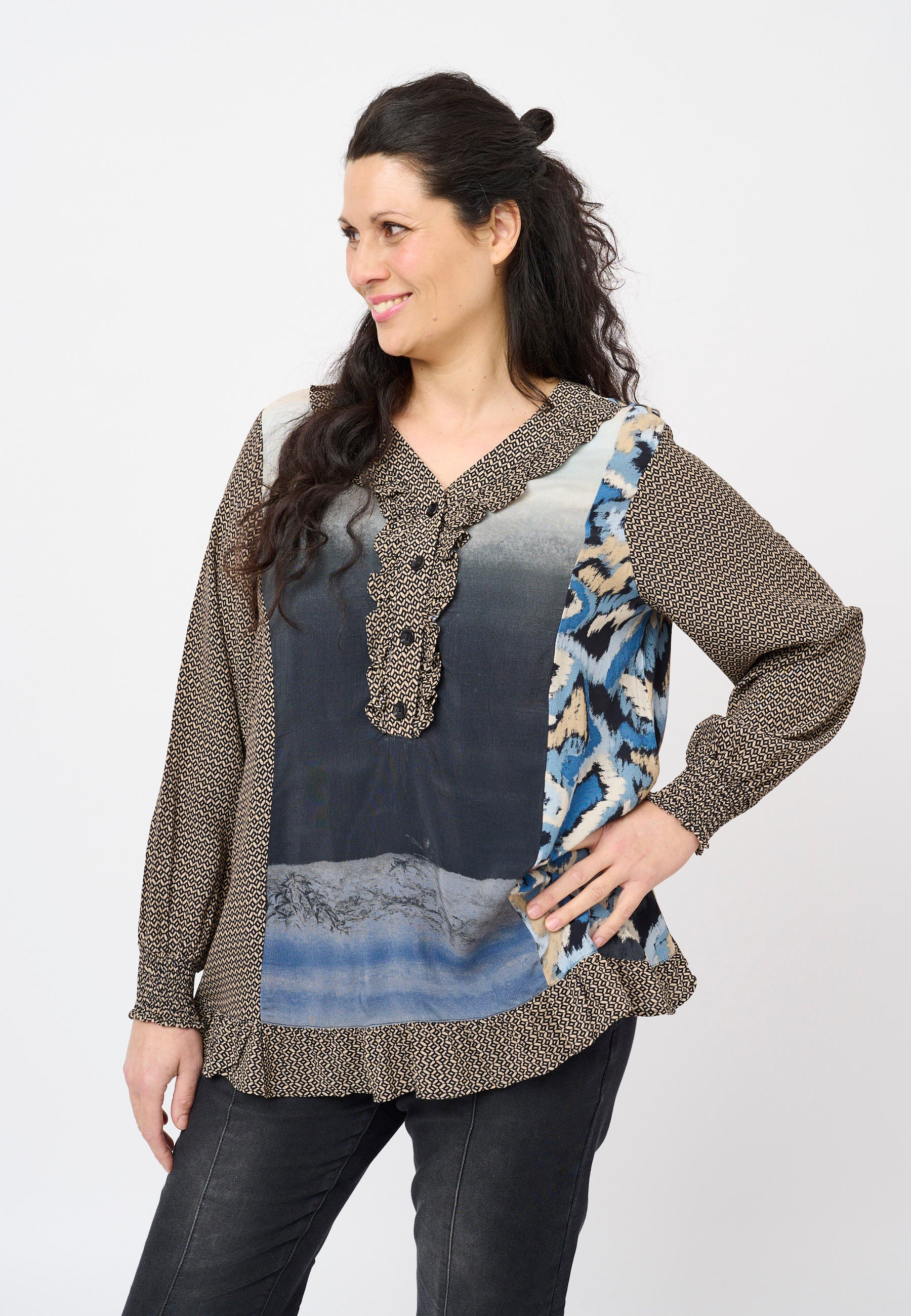 Aprico APBellevue Bluser 9999 BLACK