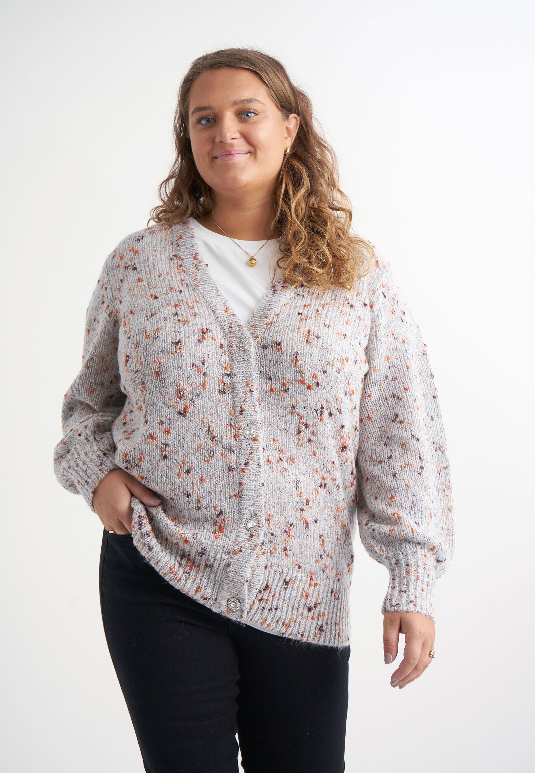 Aprico APDouglas Knit Cardigan 642 Cashew