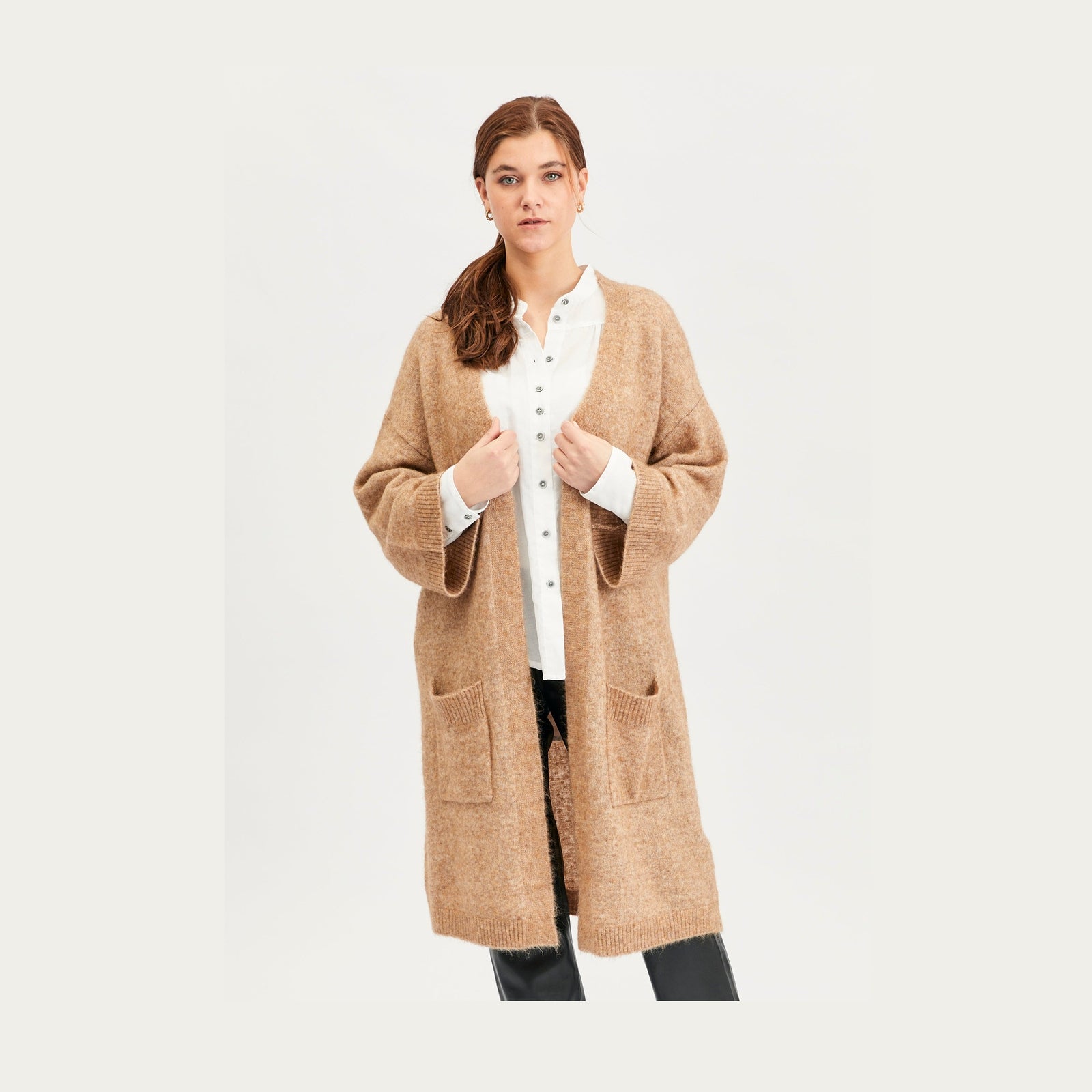 Lind Ajni Knit Cardigan 1208 Camel