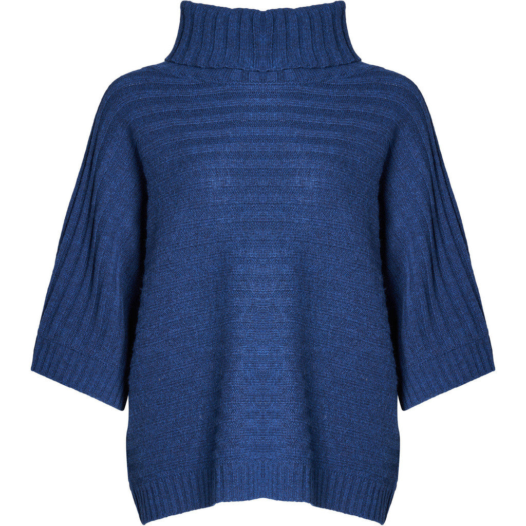 Lind Alba Poncho 20 Navy melange