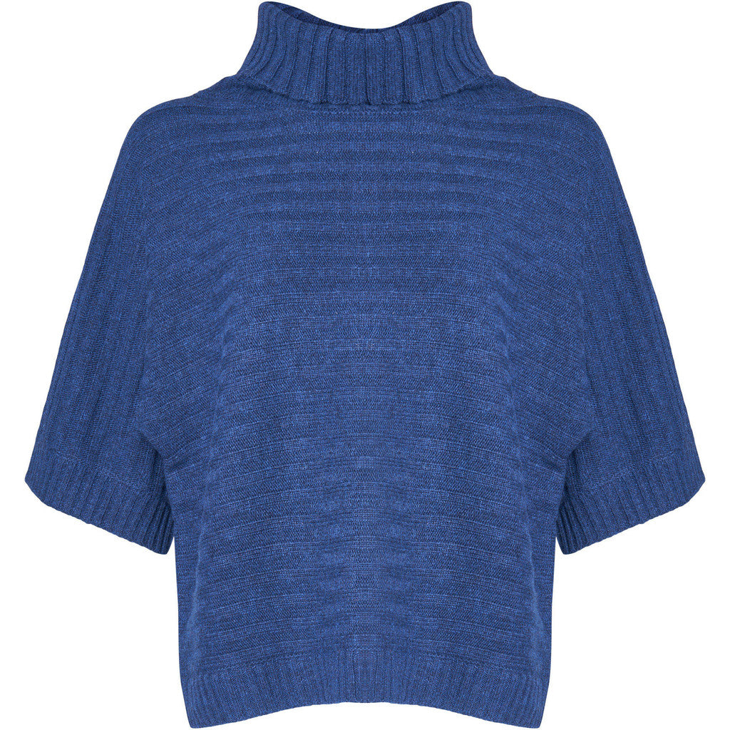 Lind Alba Poncho 20 Navy melange