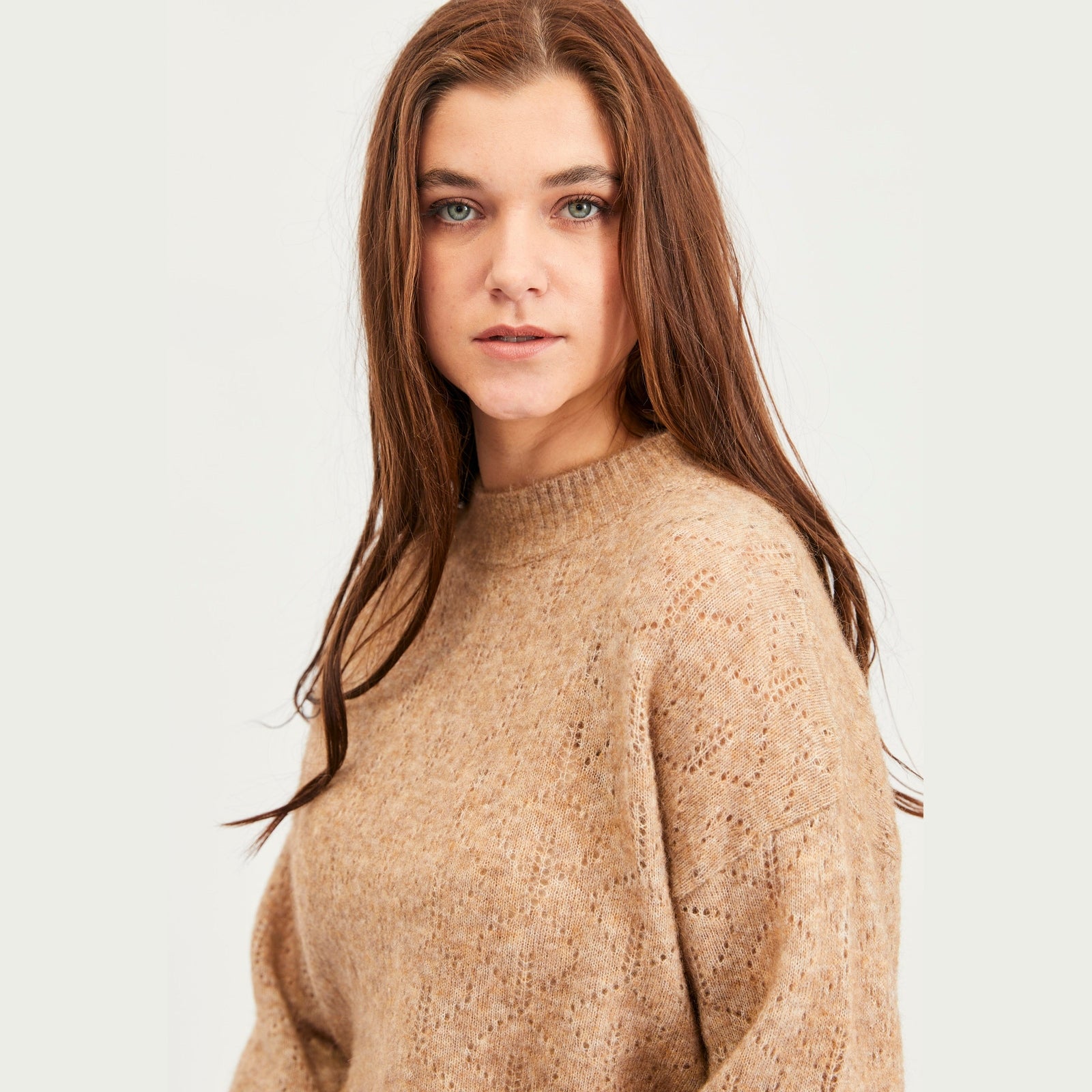 Lind Albi Knit Pullover 1208 Camel