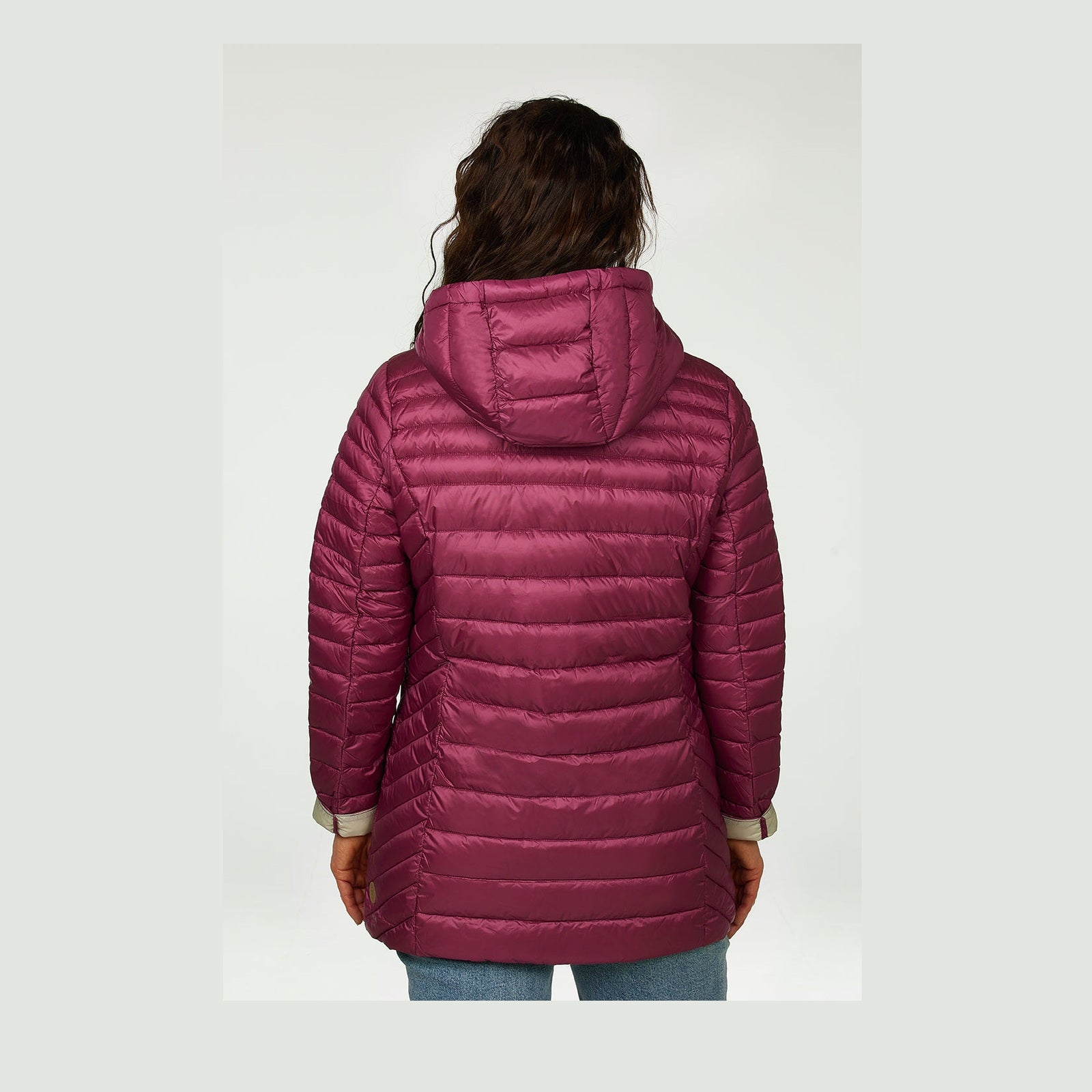 Windfield / Danwear Albina Light Down Lette dunjakker 3602 Pink/Sand