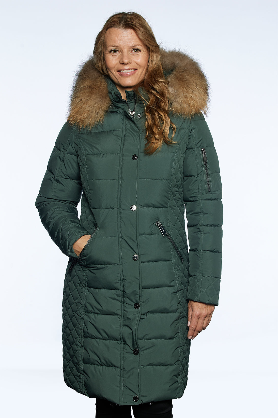 Windfield / Danwear Alettia Vinterjakker 14 Green