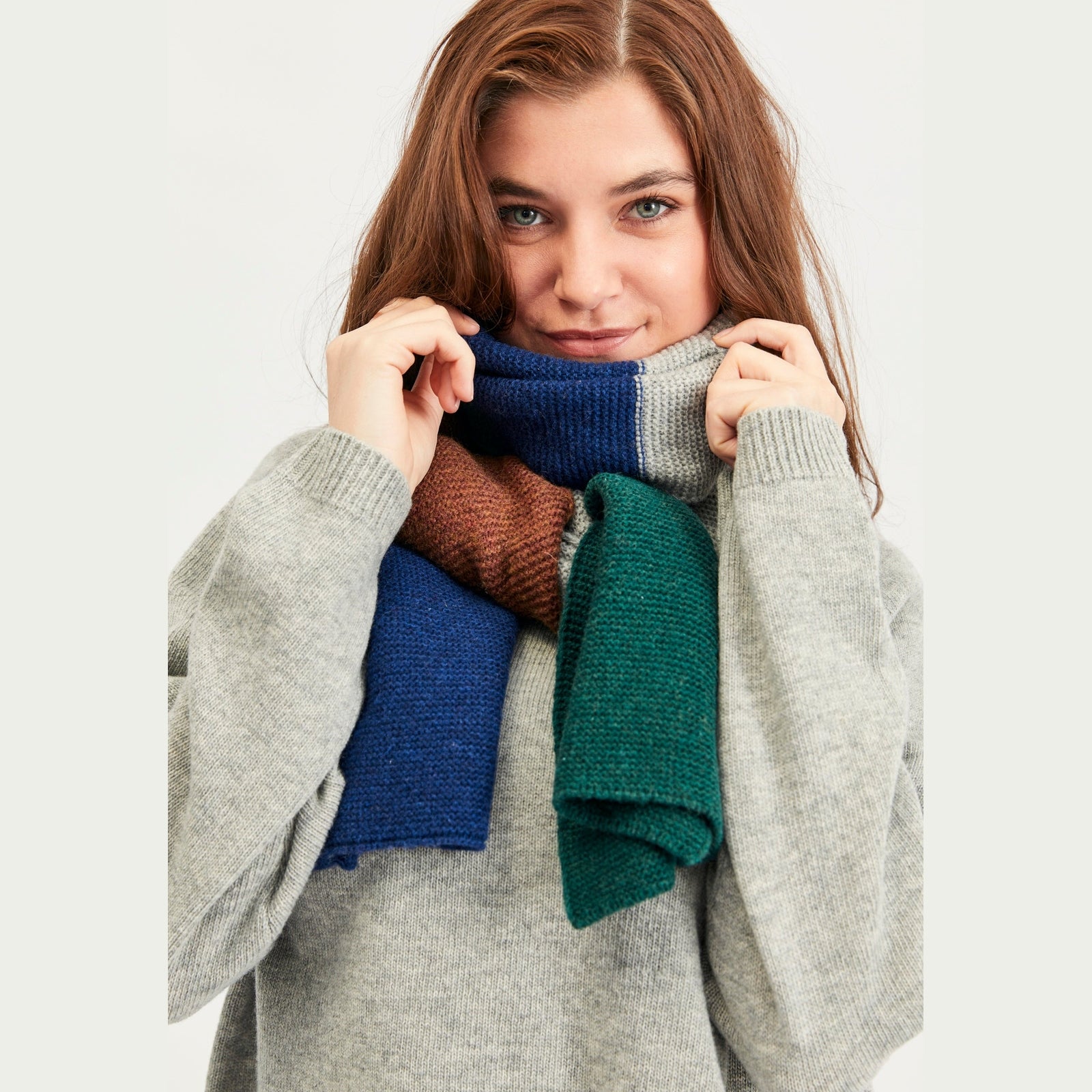 Lind Alma Tørklæder 20 Navy melange