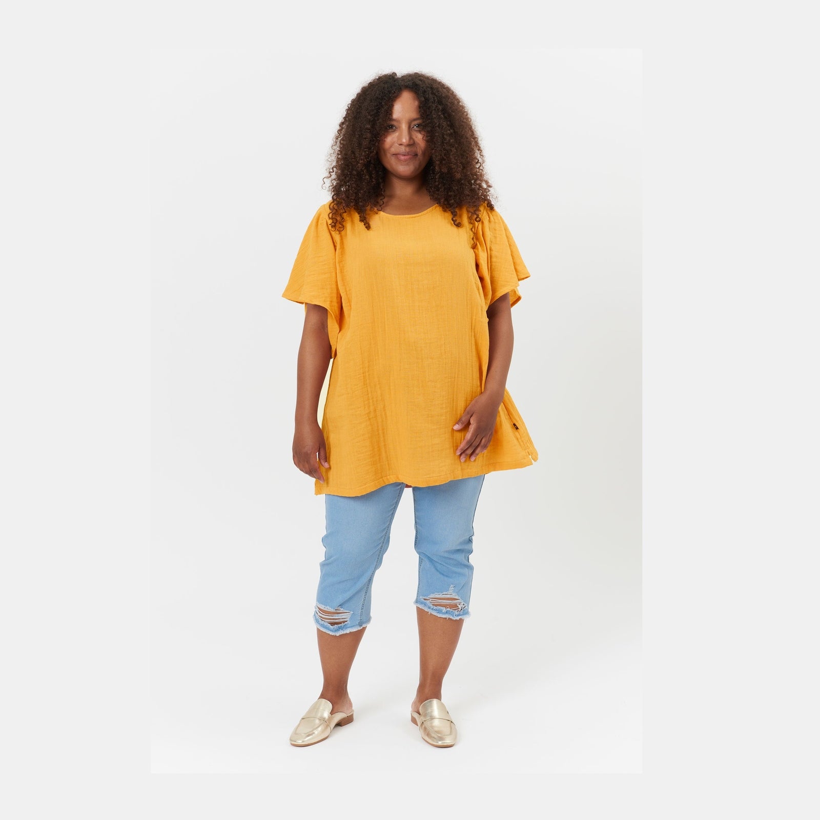 Adia Bergdis Skjortebluser 2556 Cumquat Orange