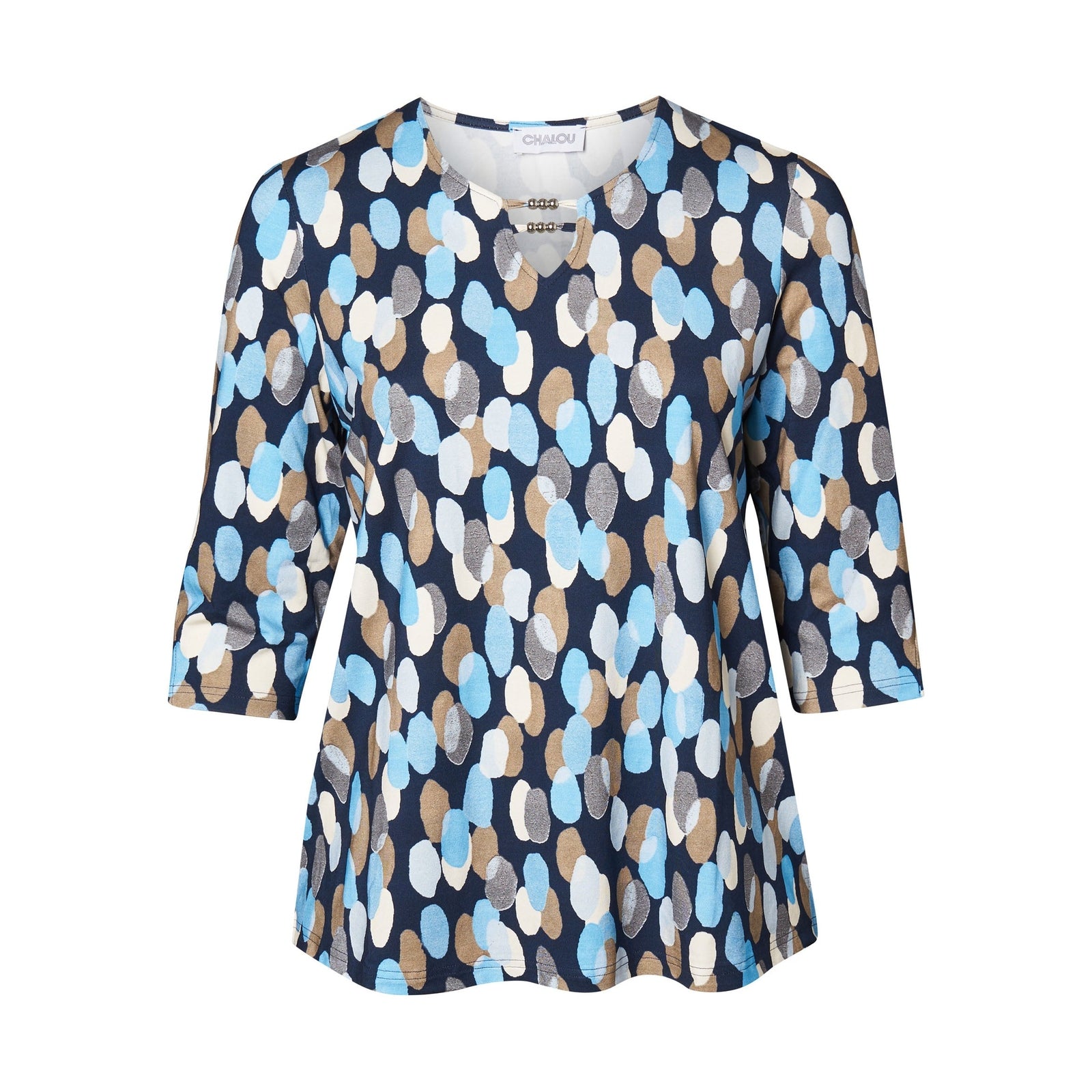 Chalou CHAdelina Bluser 5340 Ocean blue