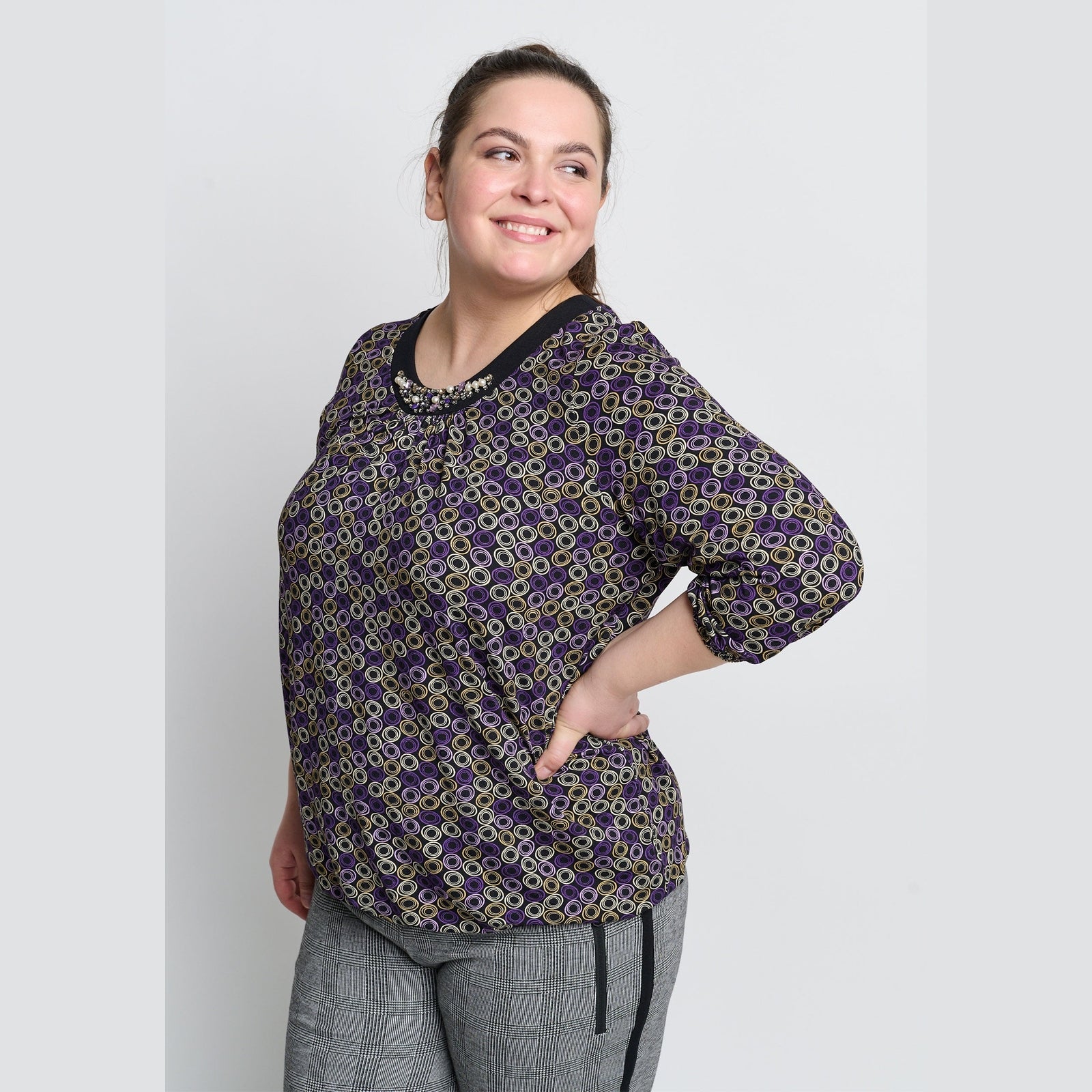 Chalou CHAya Bluser 028 Purple