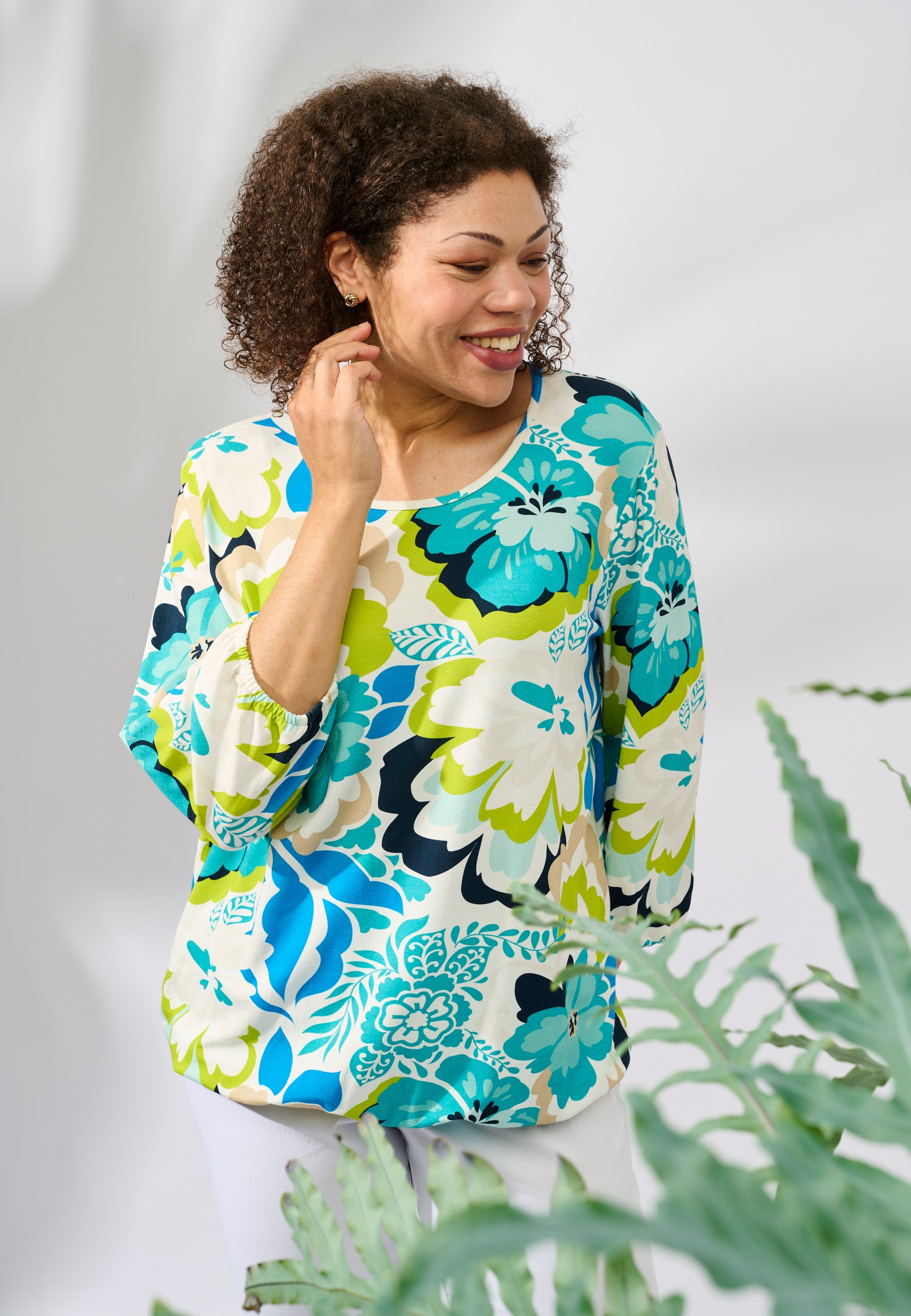 Chalou CHElmine Bluser 5285 turquoise