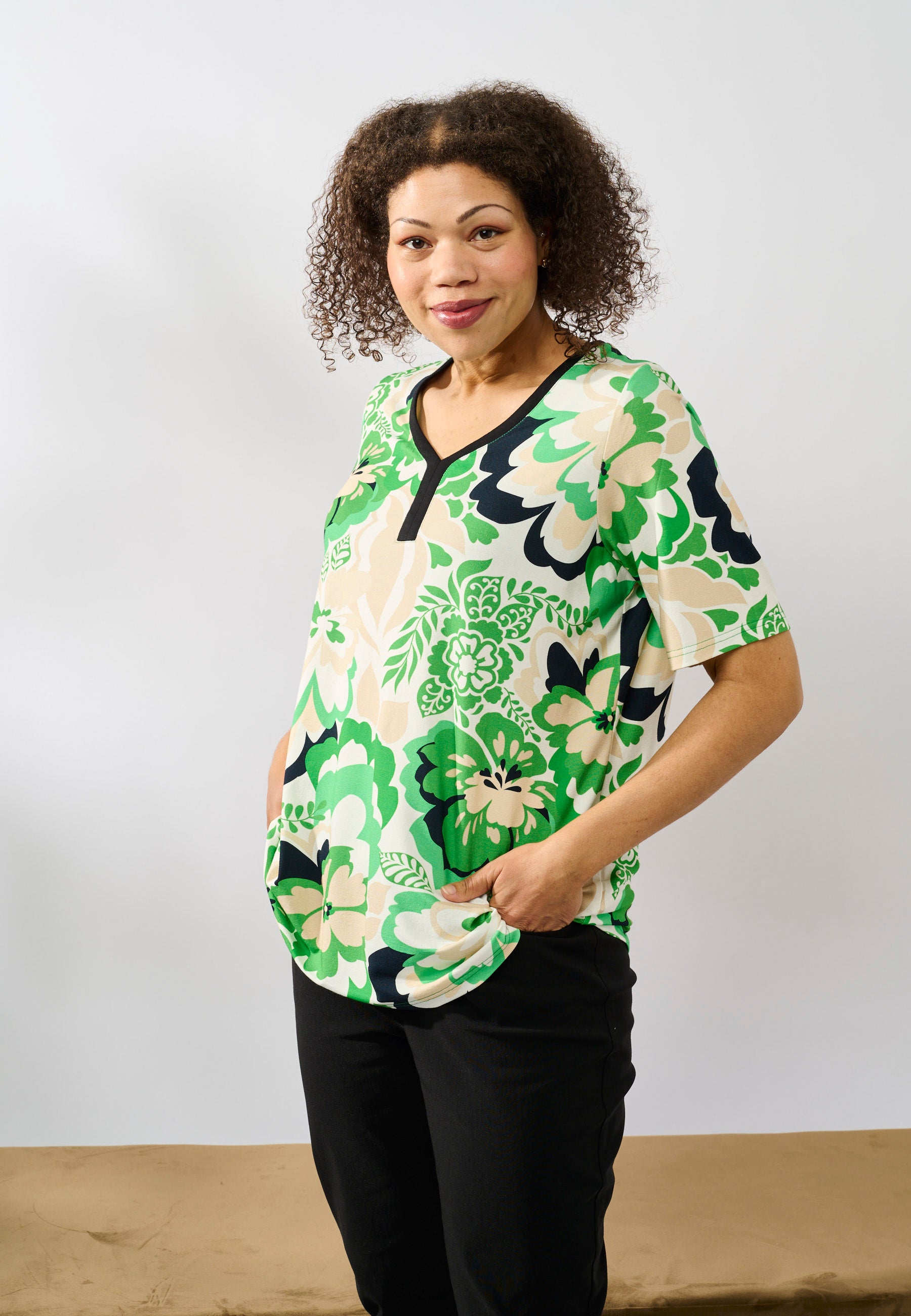 Chalou CHInes Bluser 3400 Spring Green
