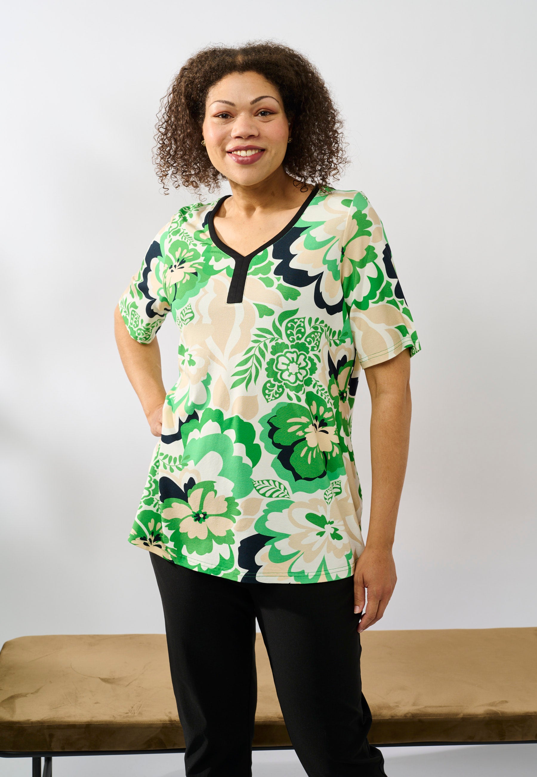 Chalou CHInes Bluser 3400 Spring Green