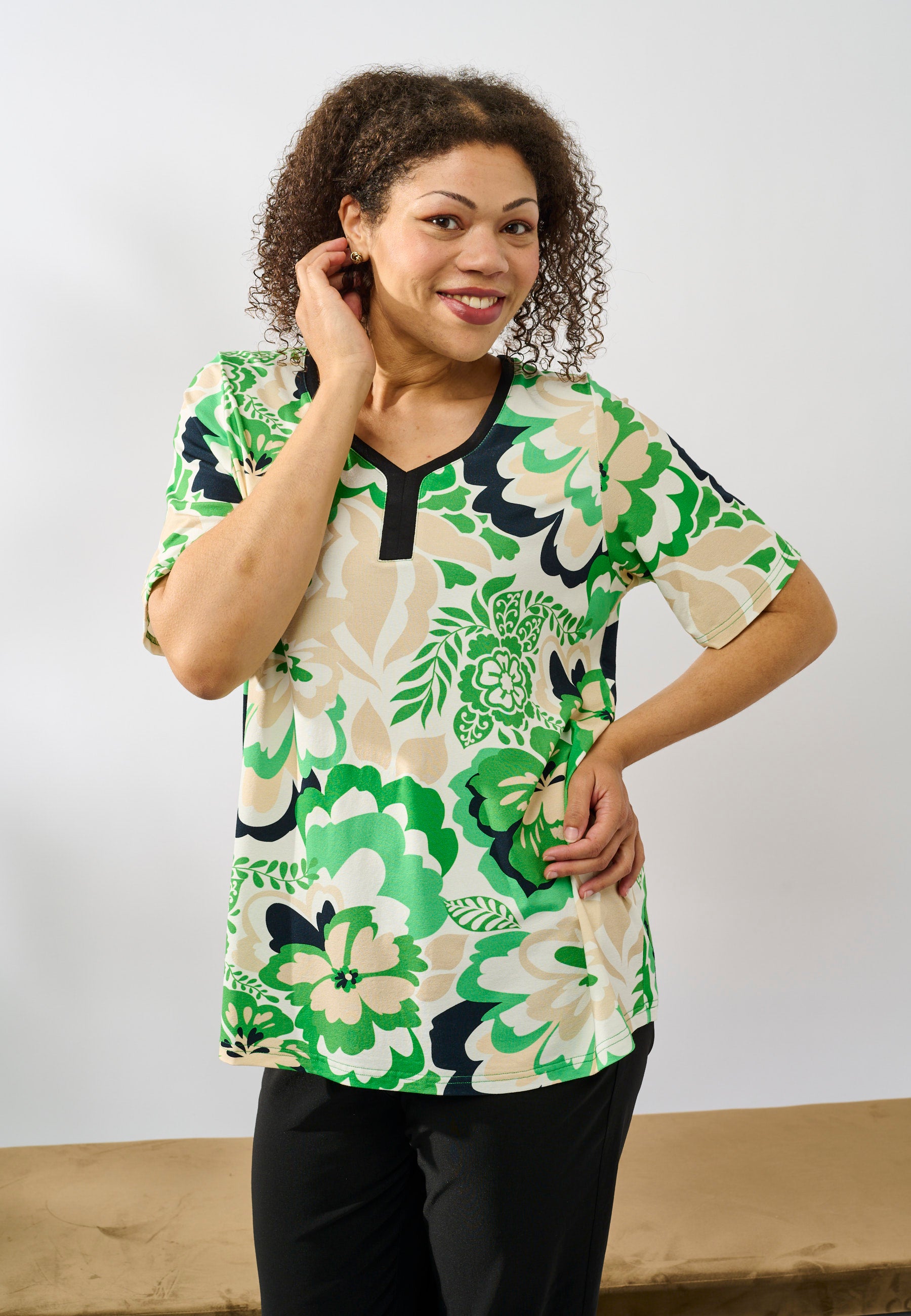 Chalou CHInes Bluser 3400 Spring Green
