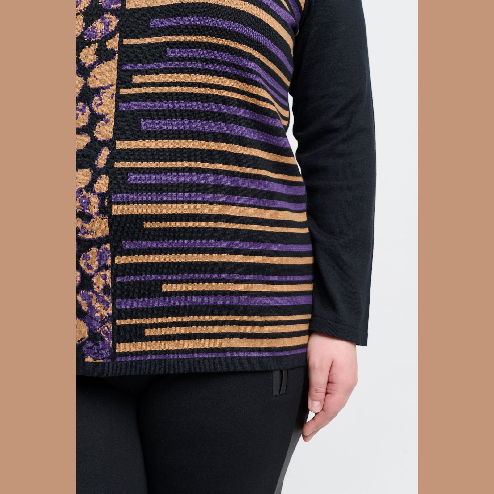 Chalou CHKaija Knit Pullover 028 Purple