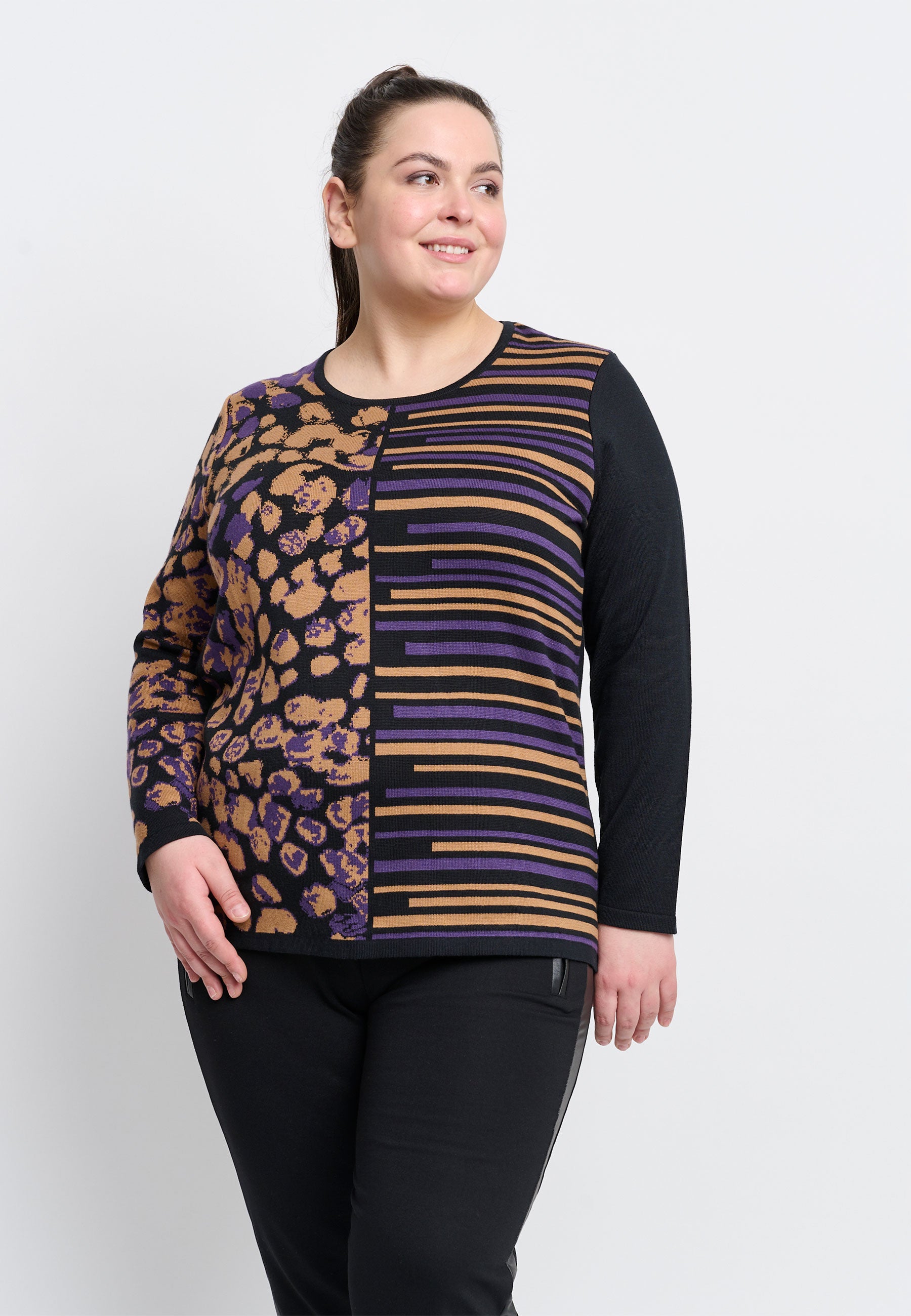 Chalou CHKaija Knit Pullover 028 Purple