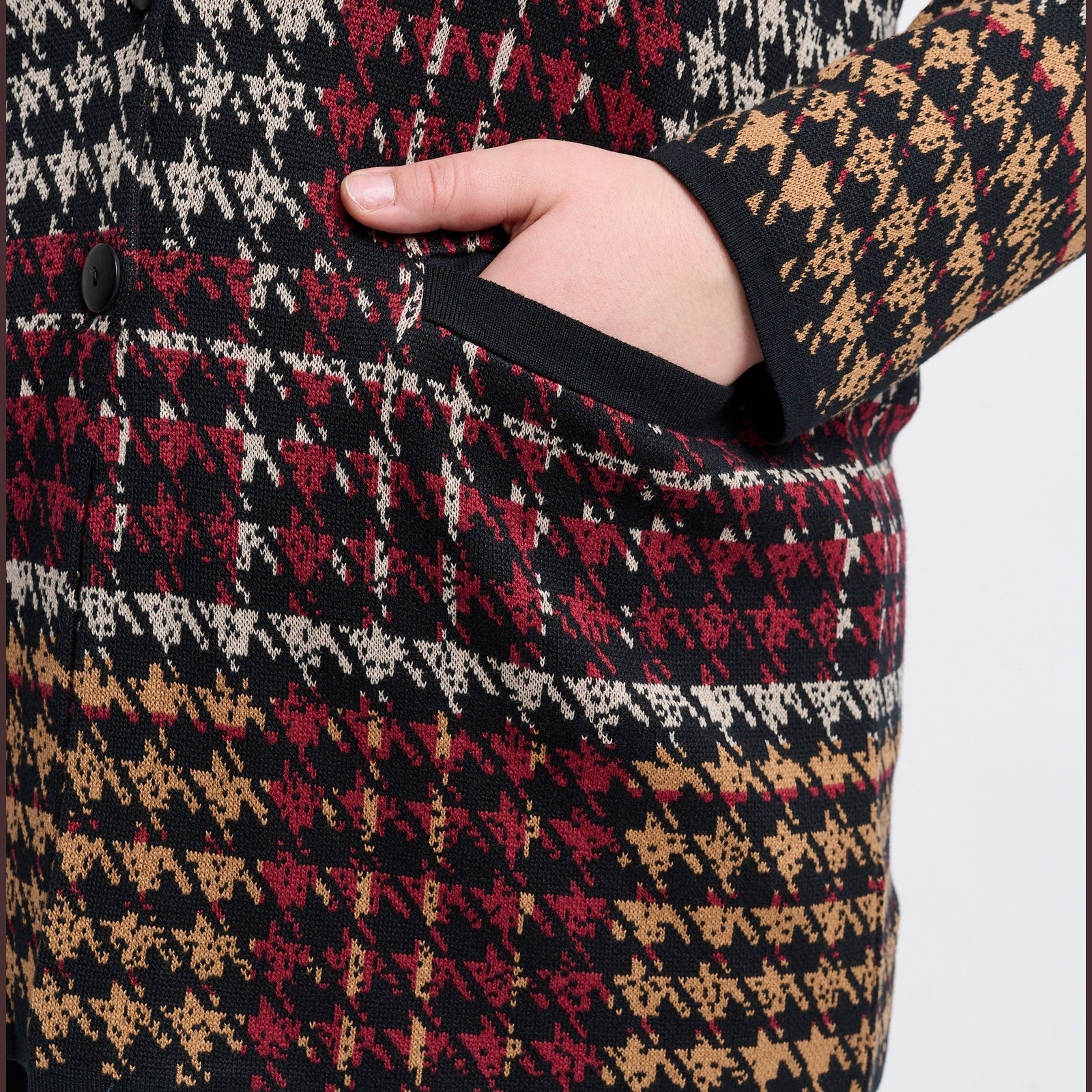 Chalou CHKristhild Knit Cardigan 316 Burned red