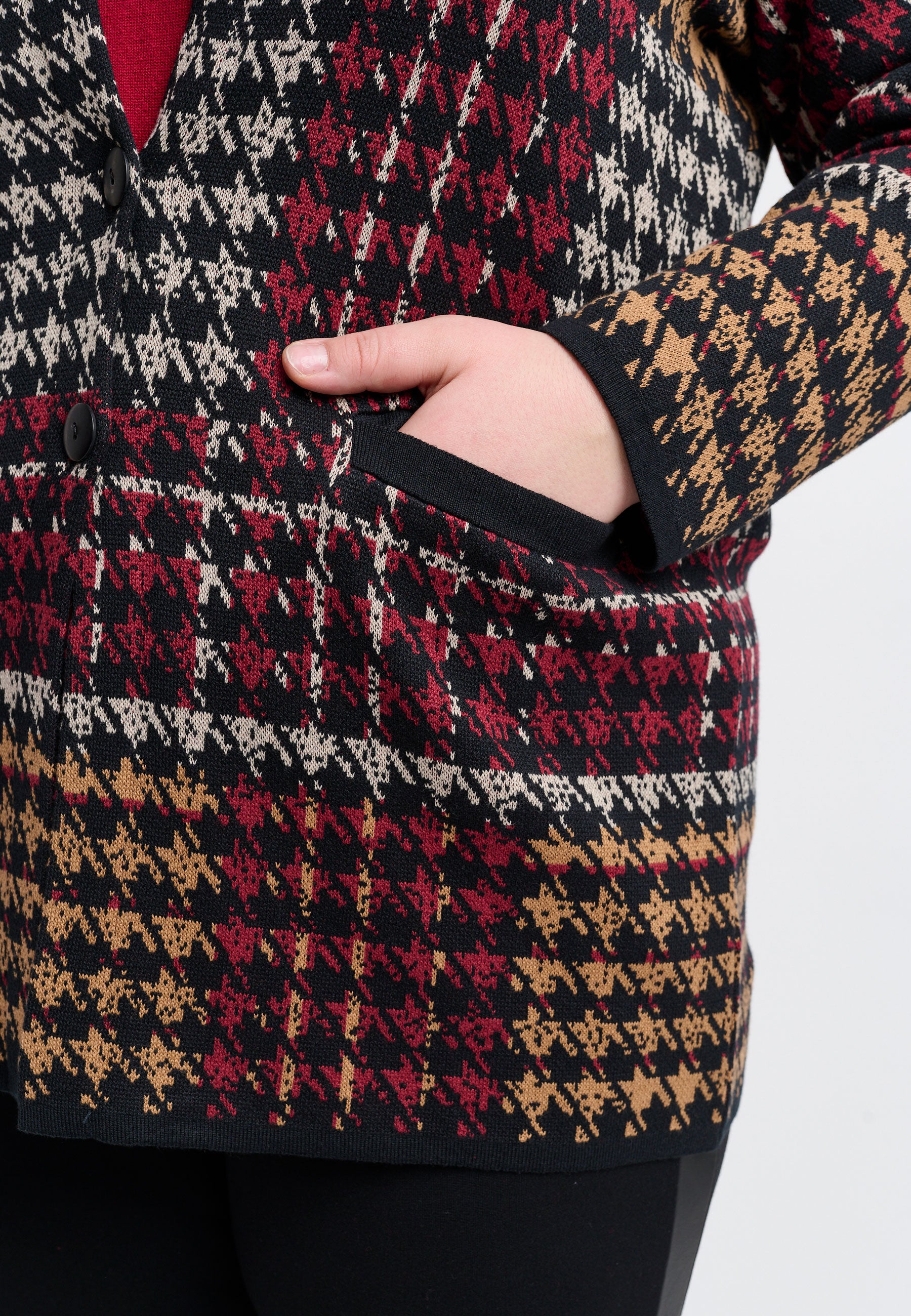 Chalou CHKristhild Knit Cardigan 316 Burned red