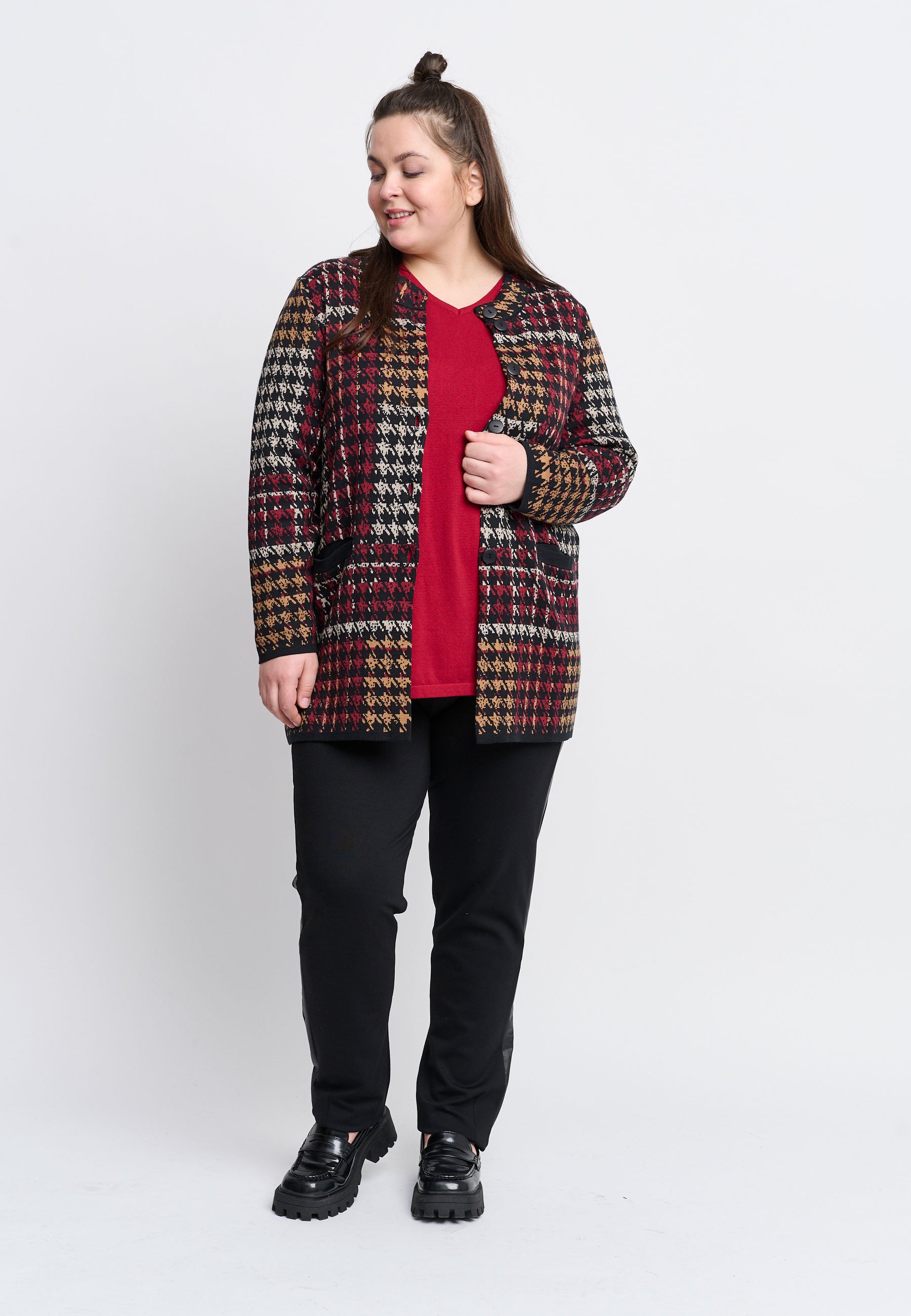 Chalou CHKristhild Knit Cardigan 316 Burned red