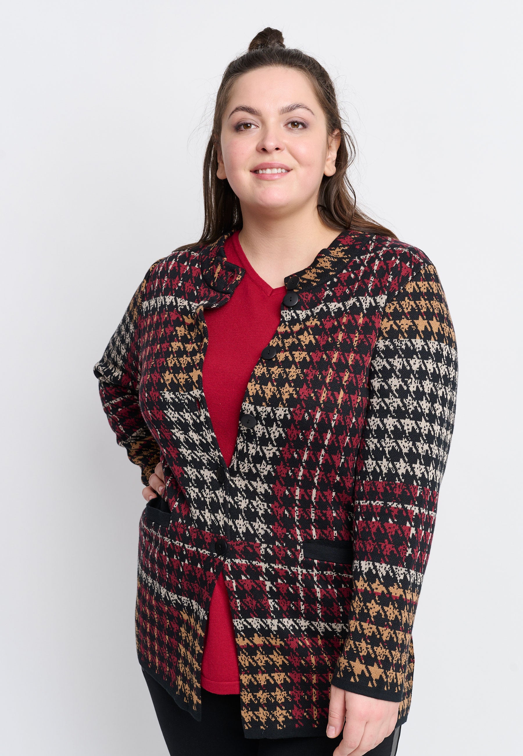 Chalou CHKristhild Knit Cardigan 316 Burned red