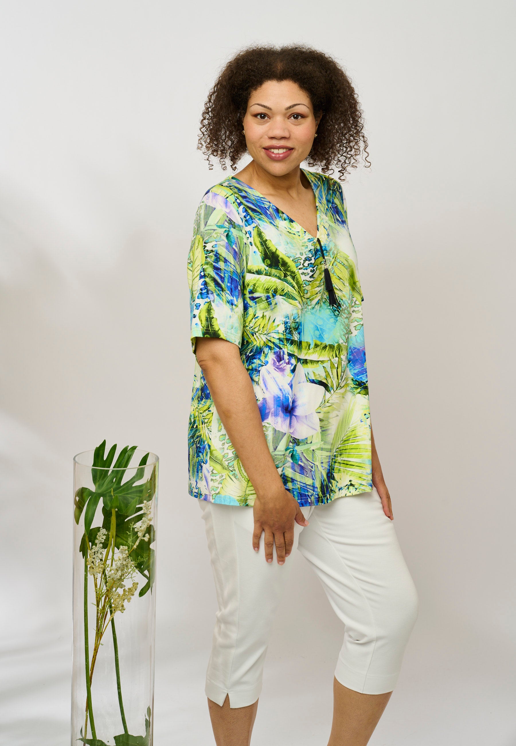 Chalou CHNada Bluser 5285 turquoise