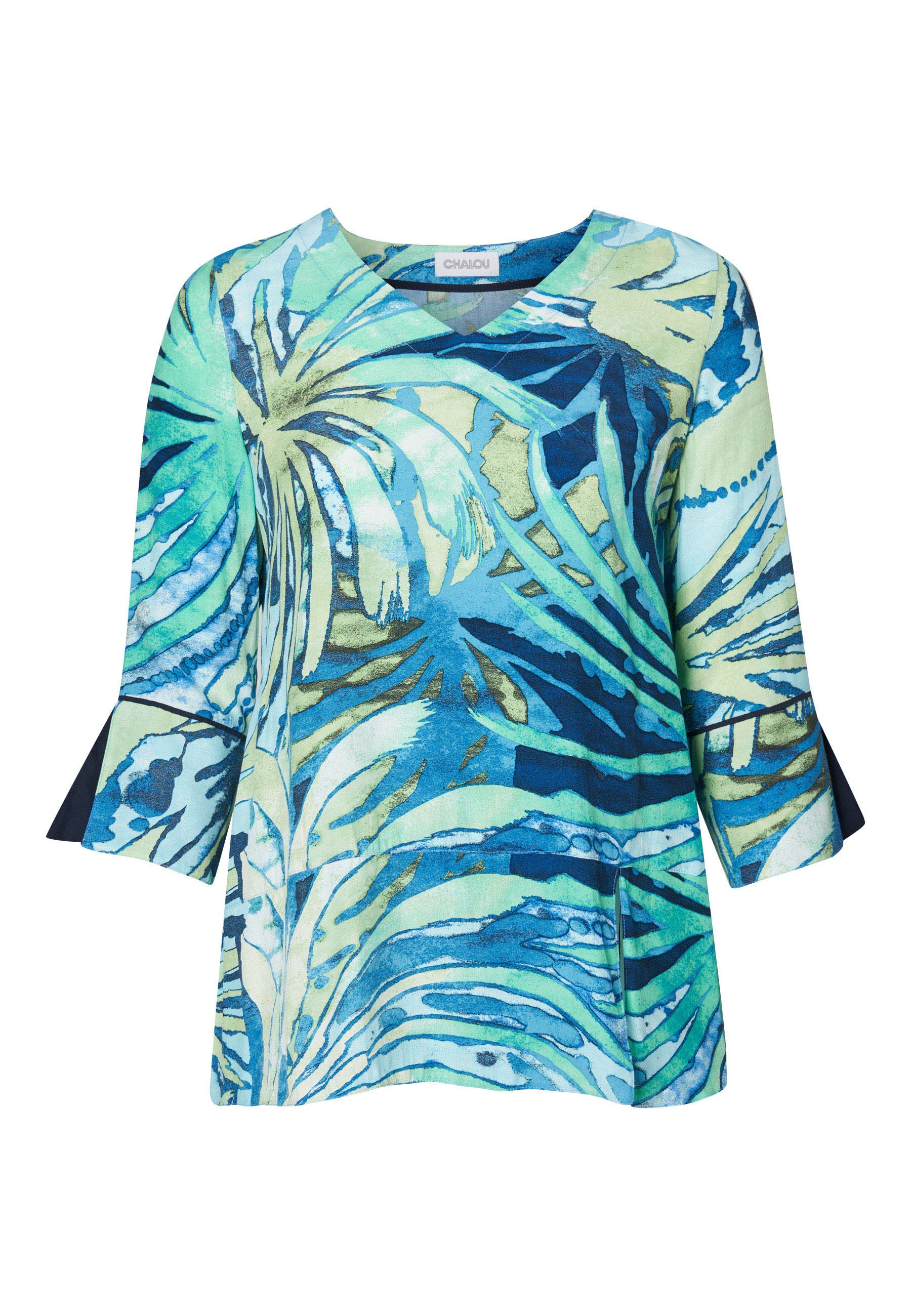 Chalou CHNaima Bluser 5285 turquoise