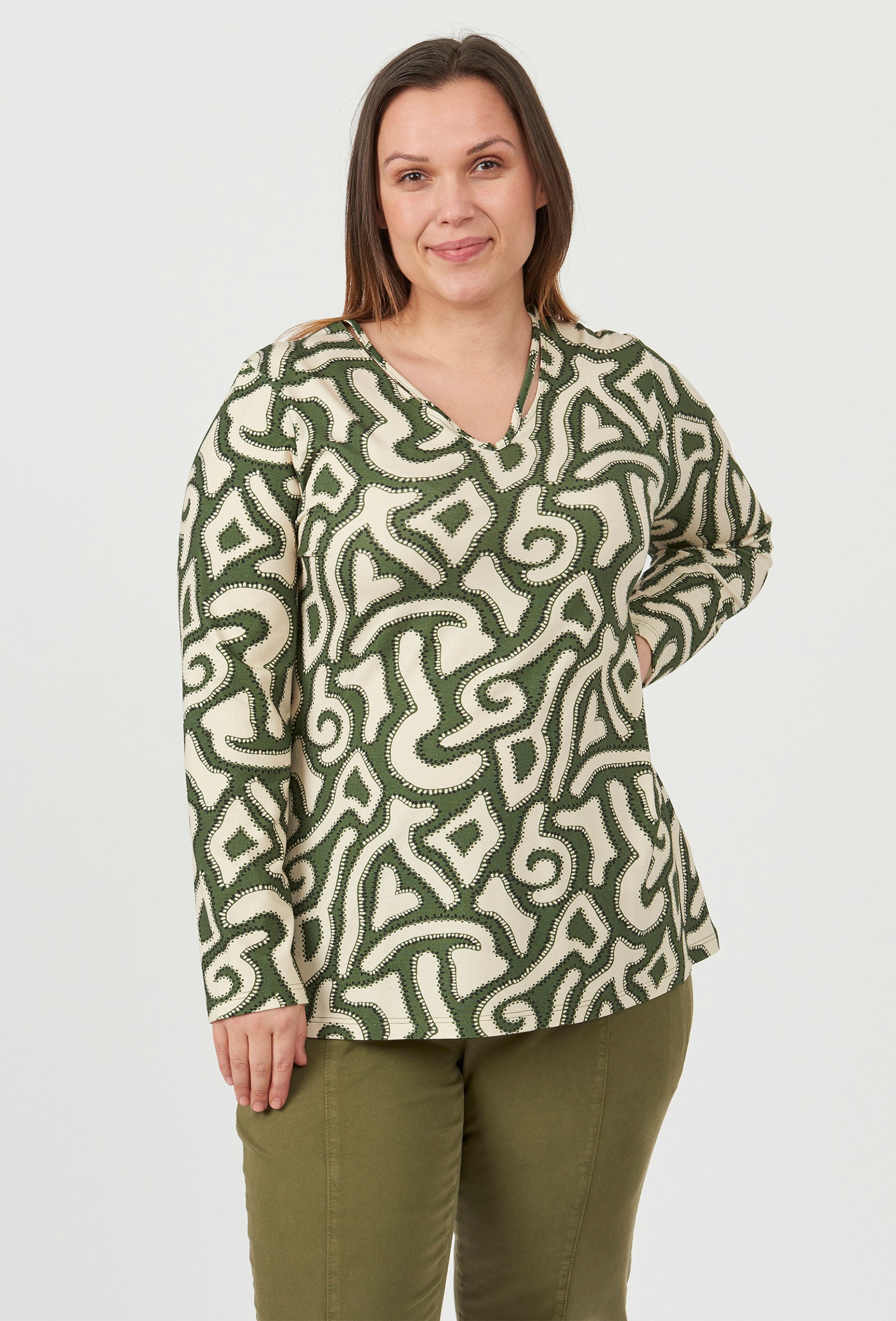 Chalou CHNanny T-Shirt 147 Dark Olive Green