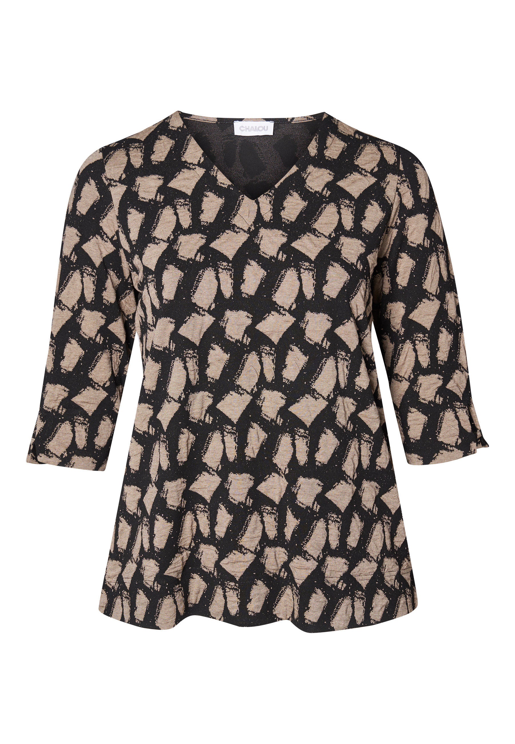 Chalou CHNoor Bluser 1655 brown melange