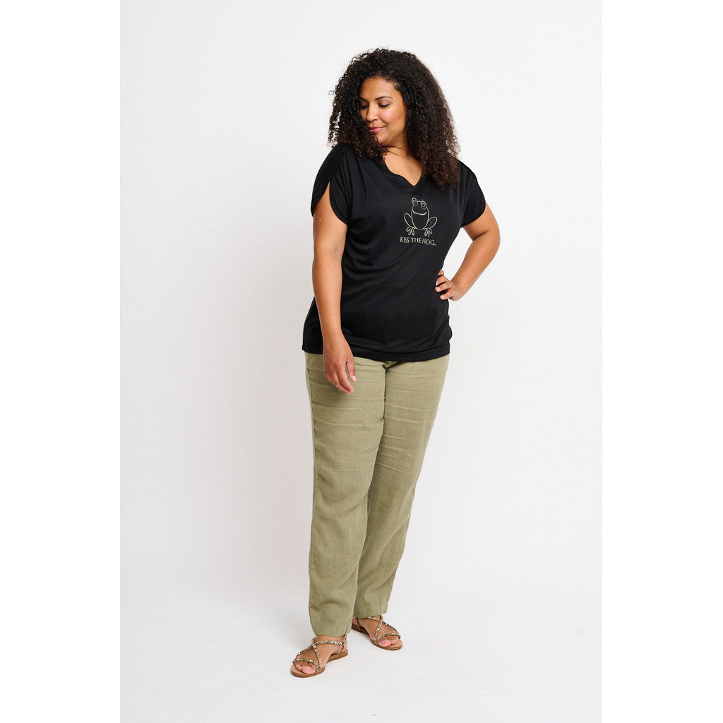 Chalou CHRafaella Bukser 082 Khaki
