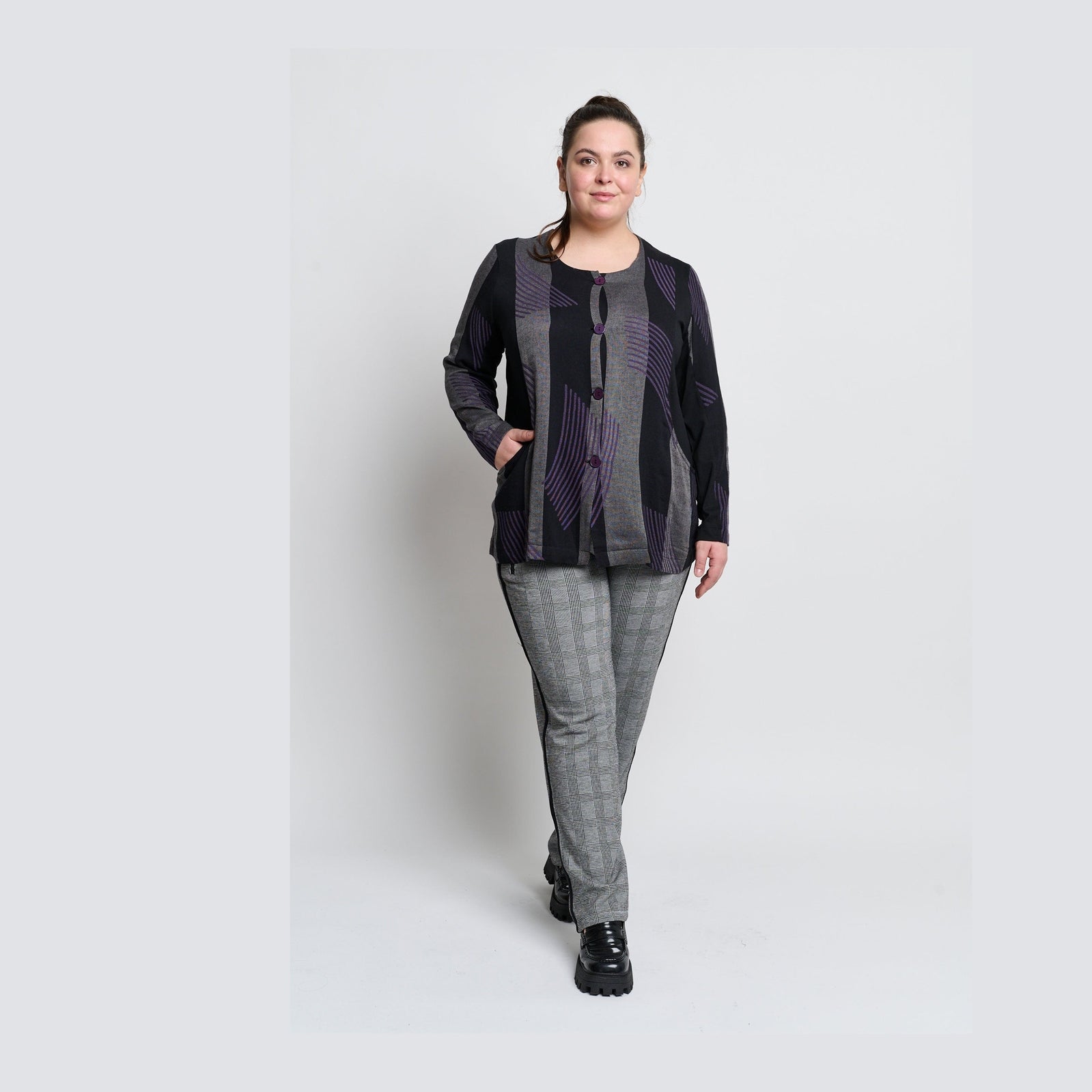 Chalou CHStella Cardigan 028 Purple