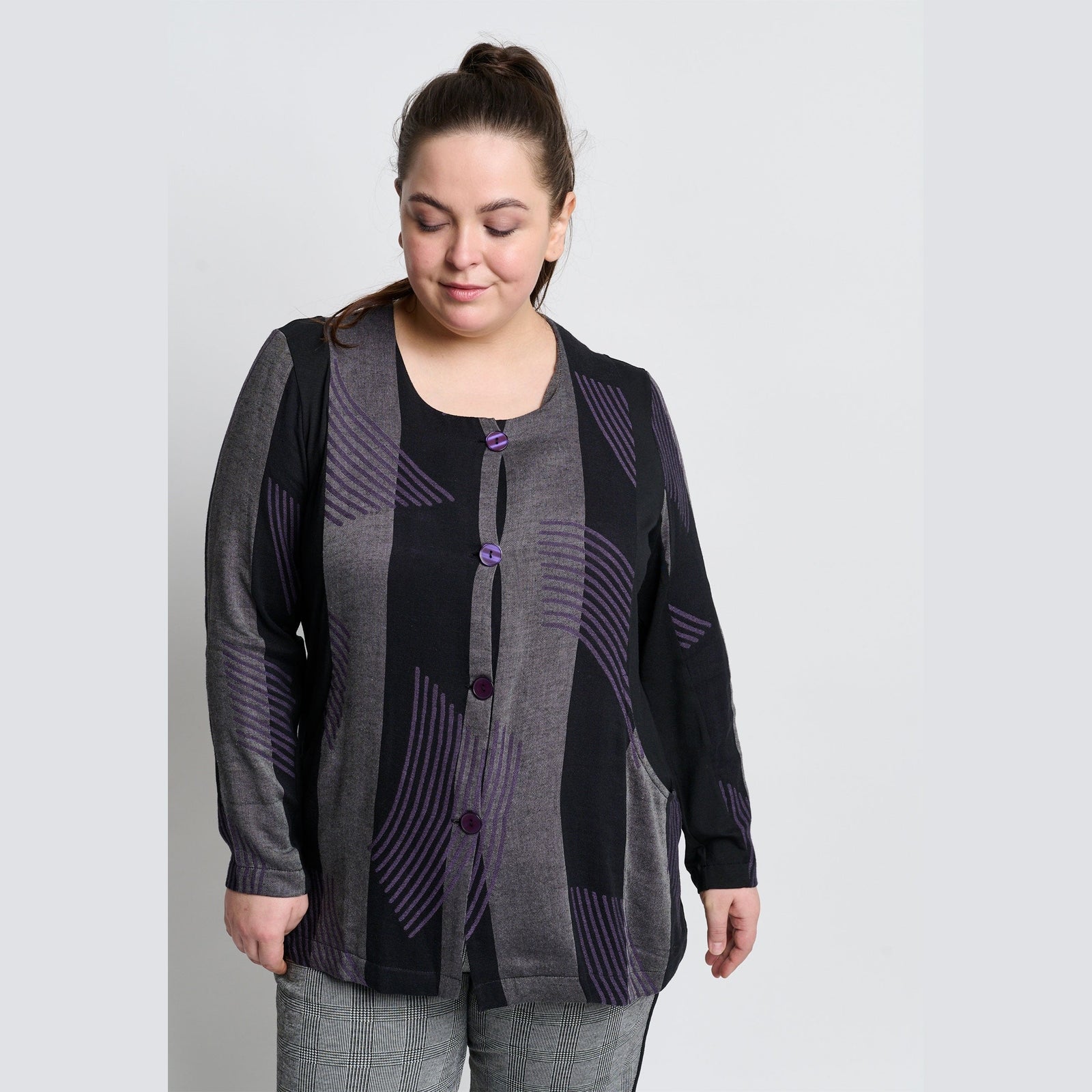 Chalou CHStella Cardigan 028 Purple