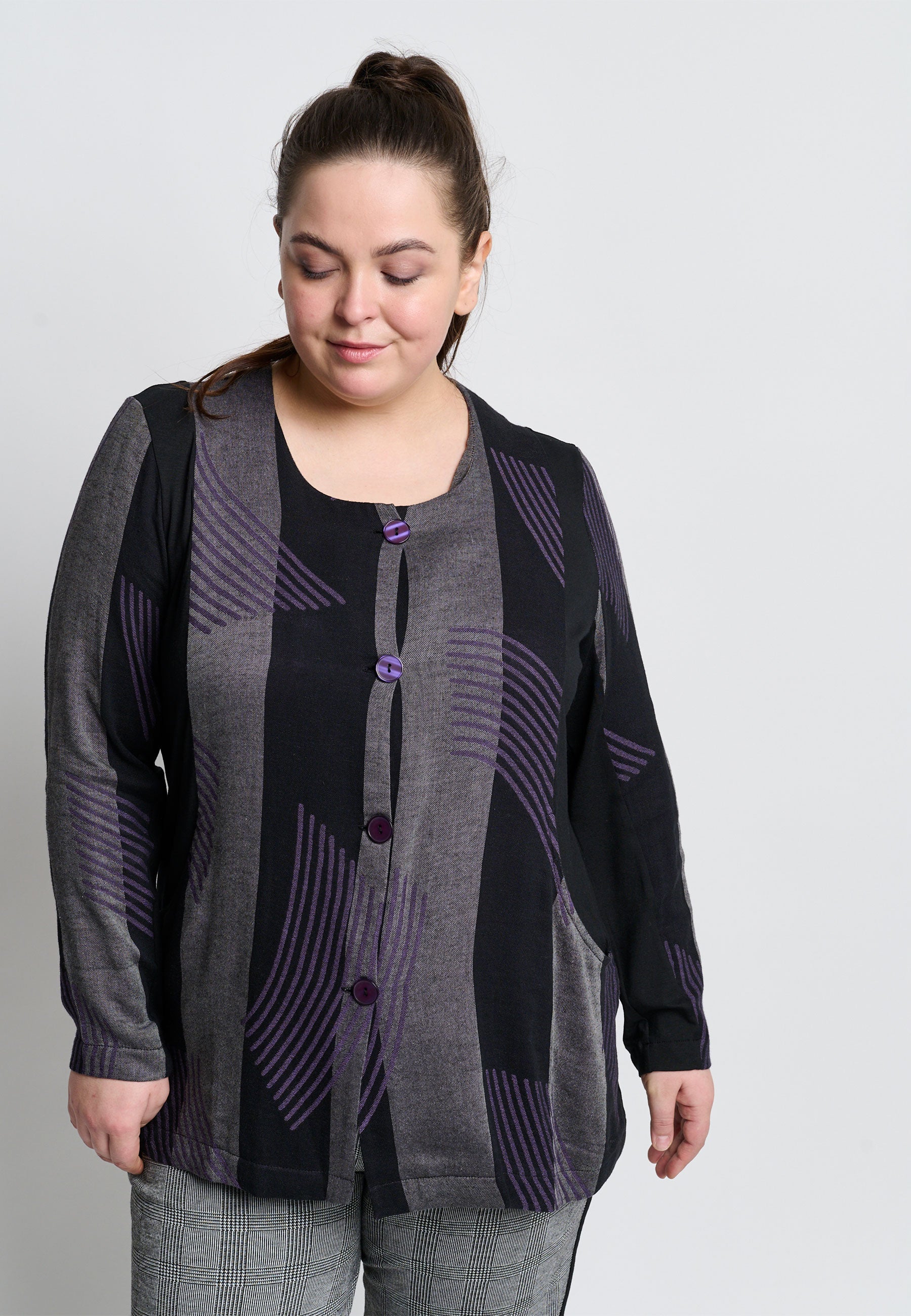 Chalou CHStella Cardigan 028 Purple