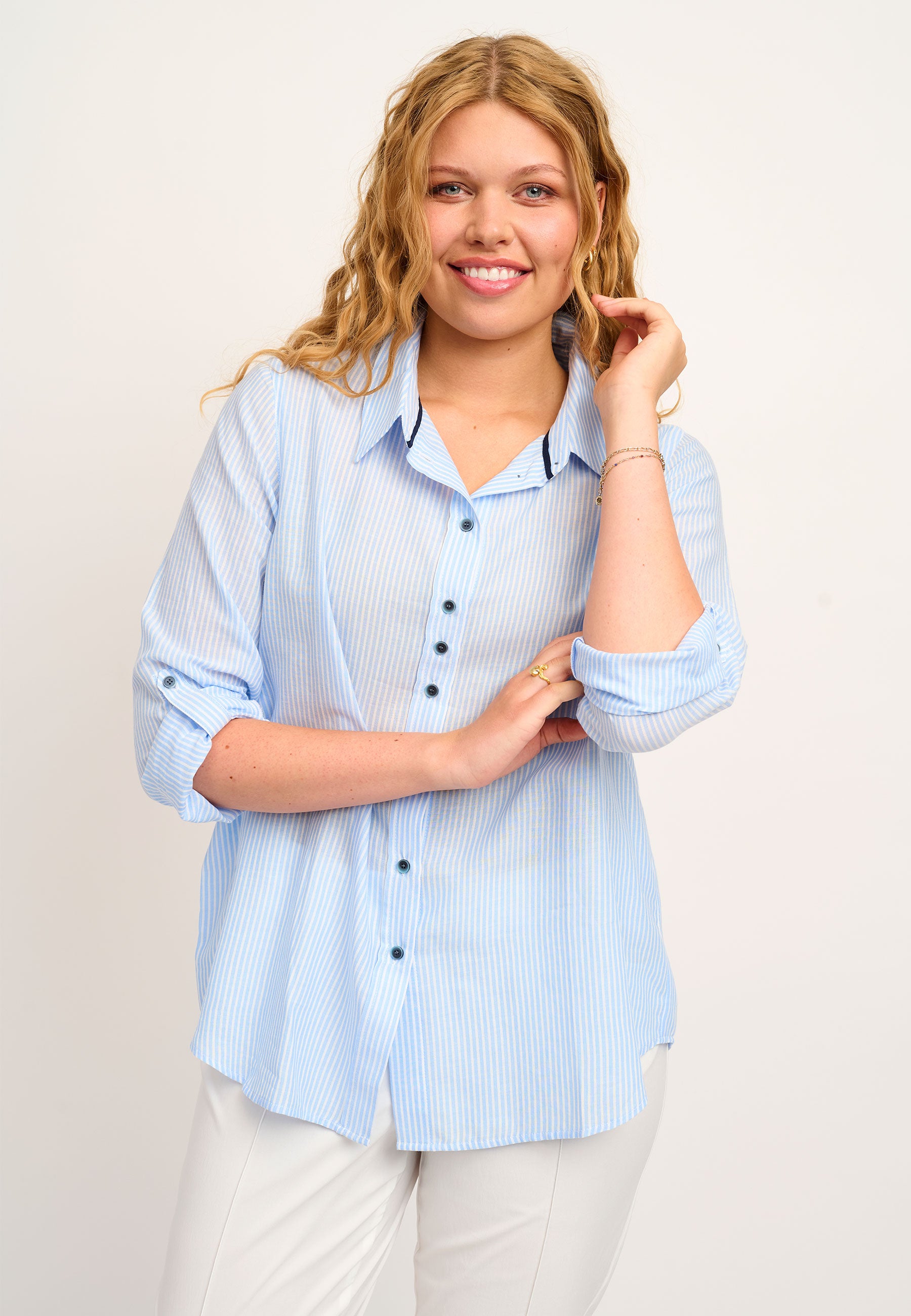 Chalou CHTalina Skjortebluser 007 Light Blue