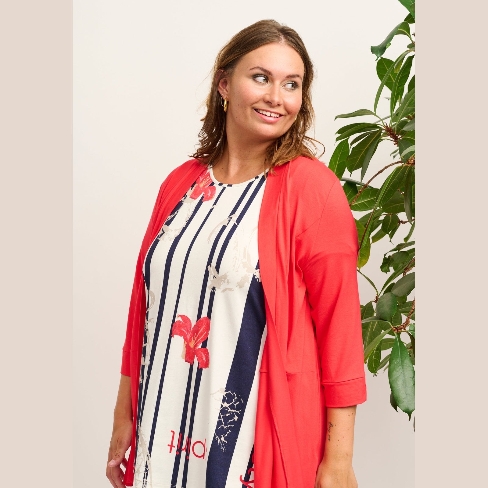 Chalou CHTania Cardigan 389 Strawberry Red