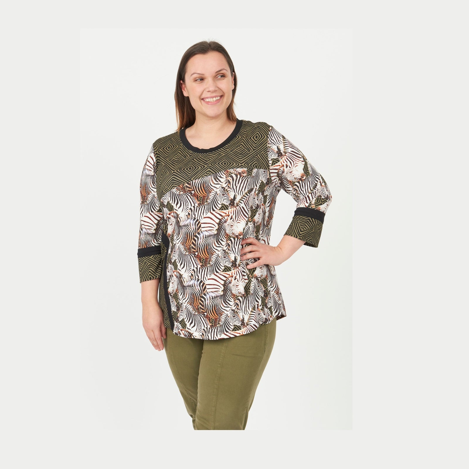 Chalou CHVeronica Tunikaer 082 Khaki